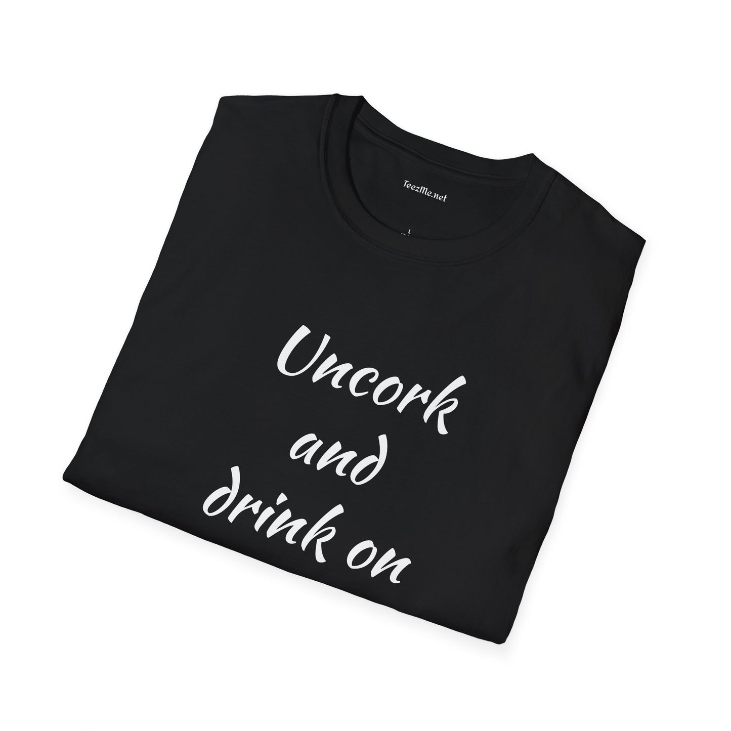 Uncork - Unisex Softstyle T-Shirt 100% Cotton Graphic