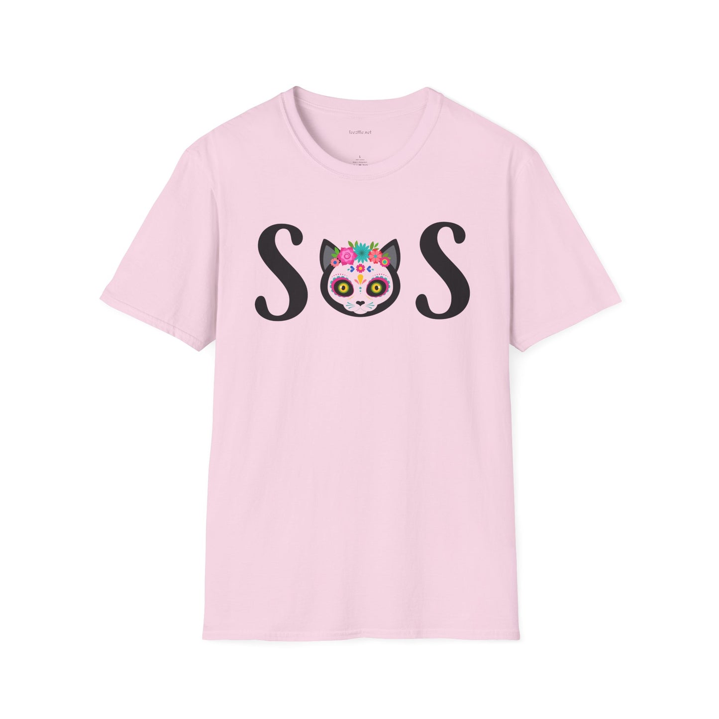 S O S - Unisex Softstyle T-Shirt 100% Cotton Graphic