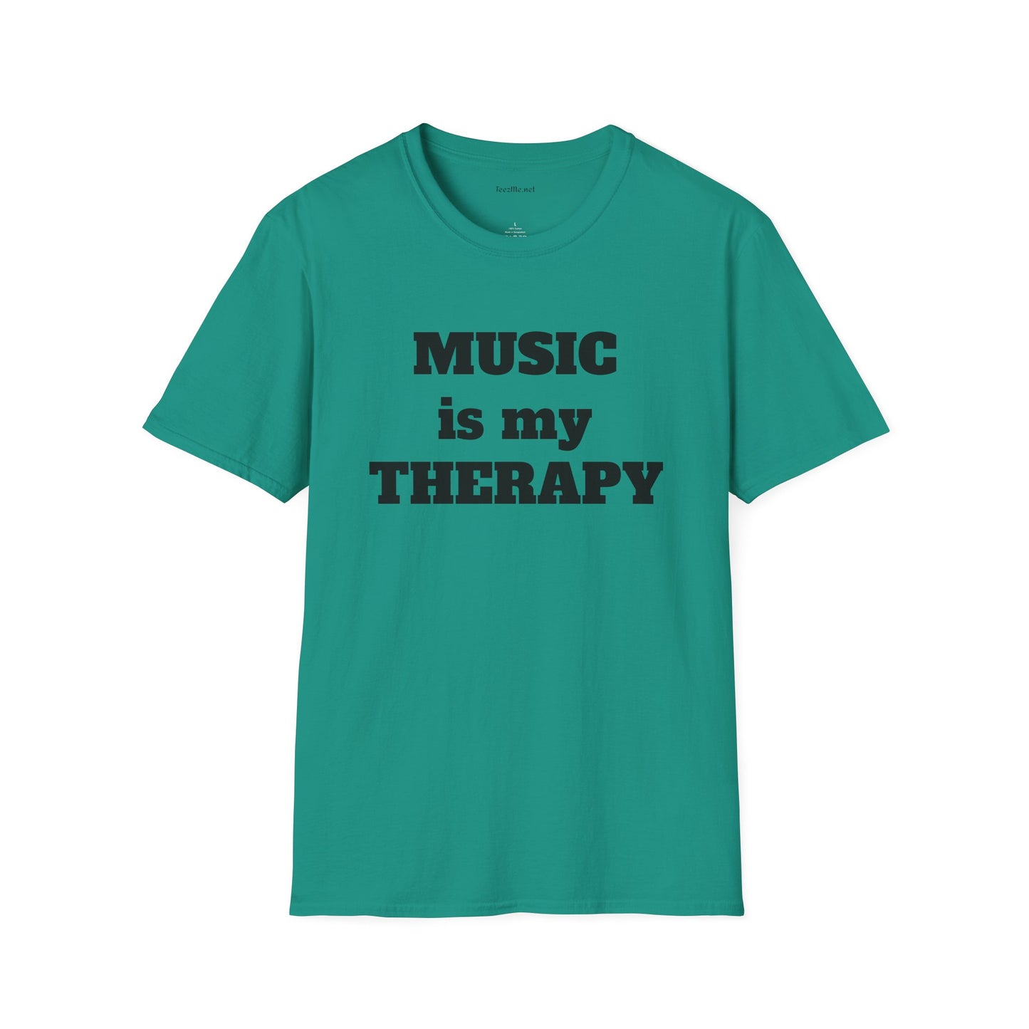 Music is my Therapy - Unisex Softstyle T-Shirt 100% Cotton Graphic