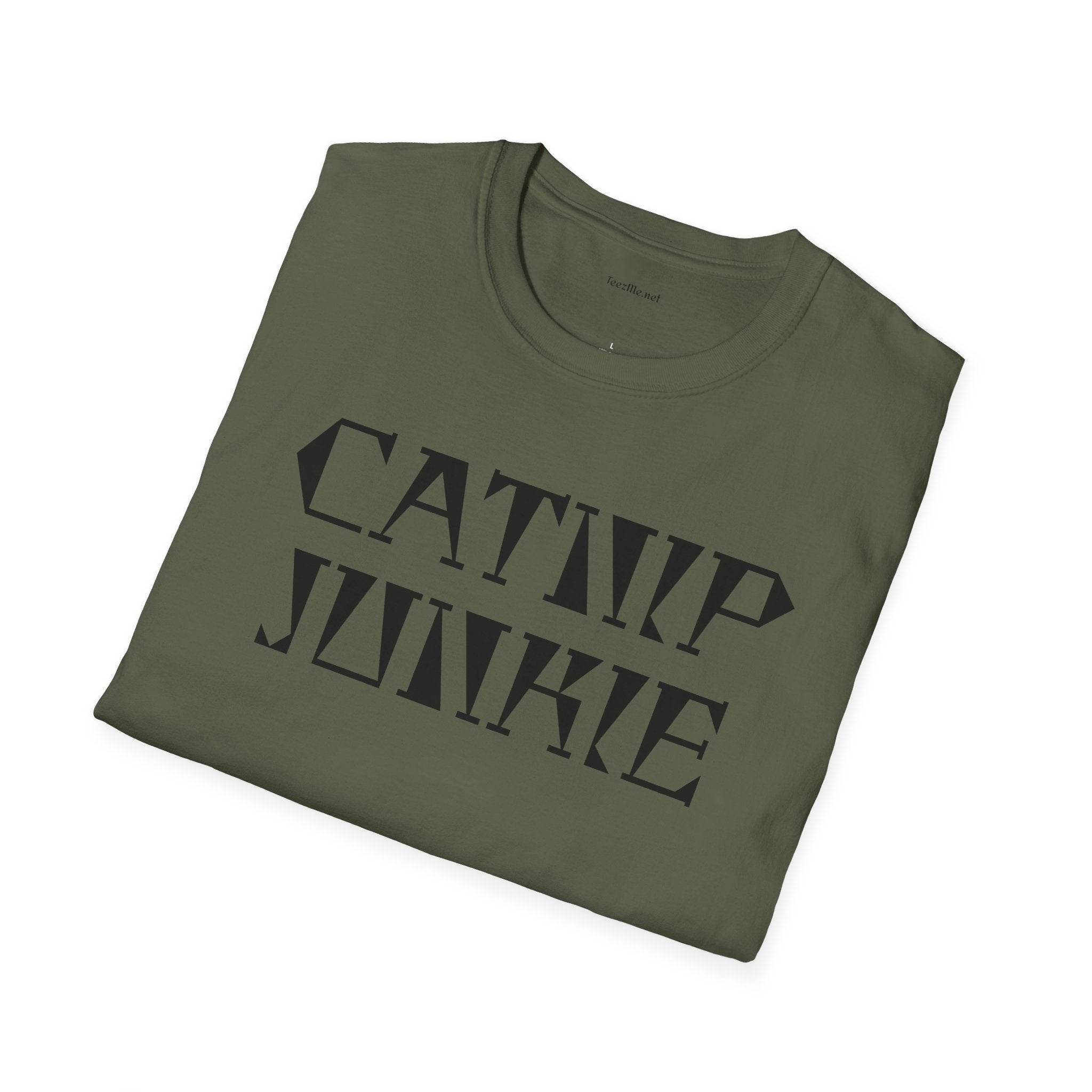 Catnip Junkie - Unisex Softstyle T-Shirt 100% Cotton Graphic