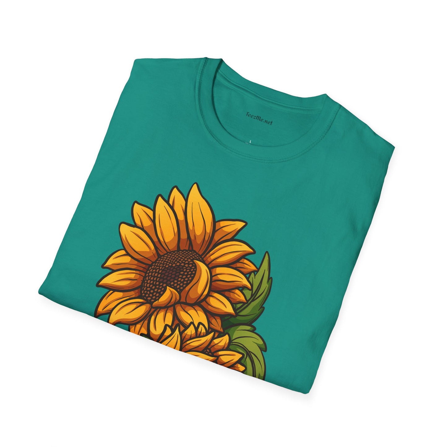Sunflower (image) - Unisex Softstyle T-Shirt 100% Cotton Graphic