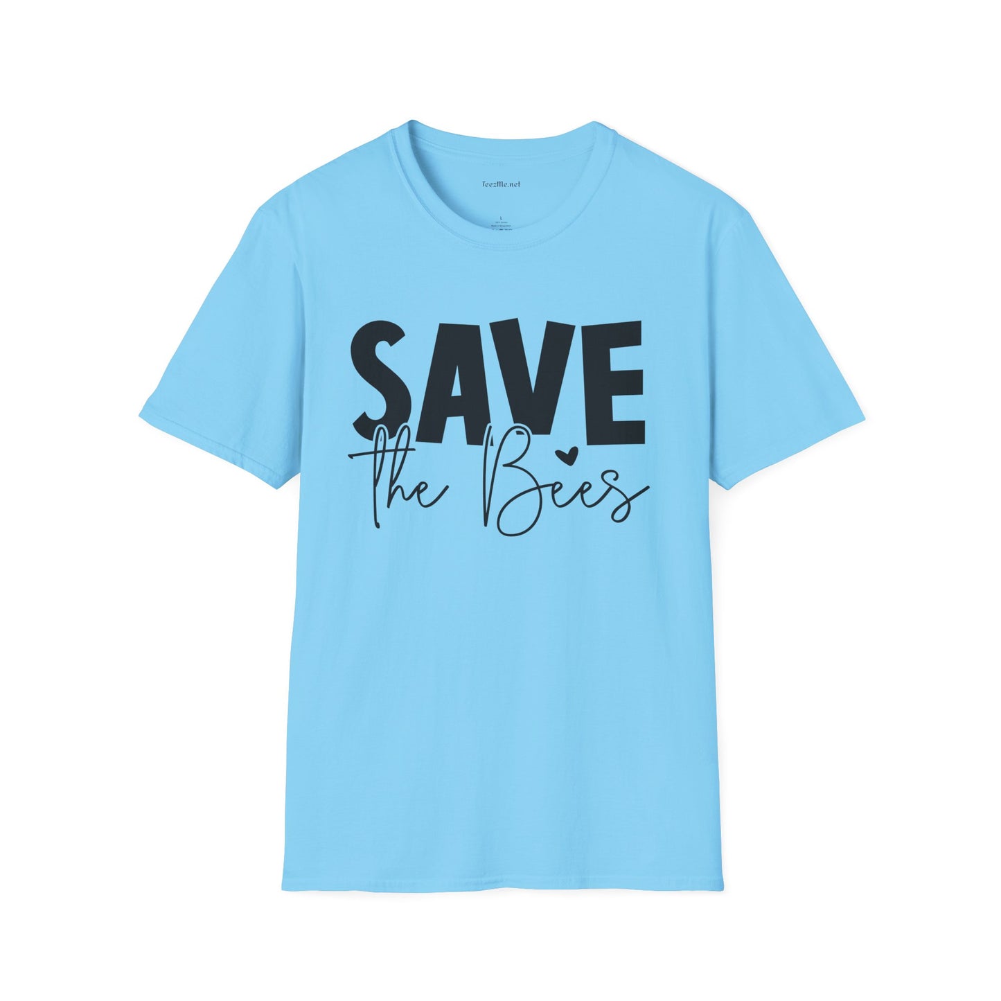 Save The Bees 03 Unisex Soft Style T-Shirt 100% Cotton Graphic