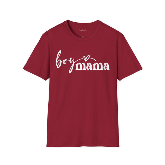 Boy Mama 01 Unisex SoftStyle T-Shirt 100% Cotton Graphic