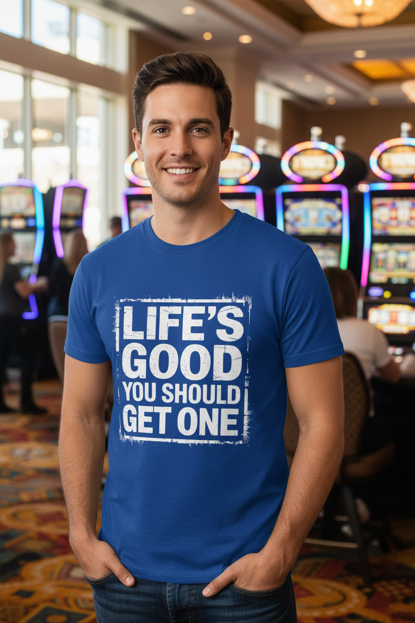 Life's Good T‑Shirt — "Life's Good, You Should Get One" Vintage Graphic Tee