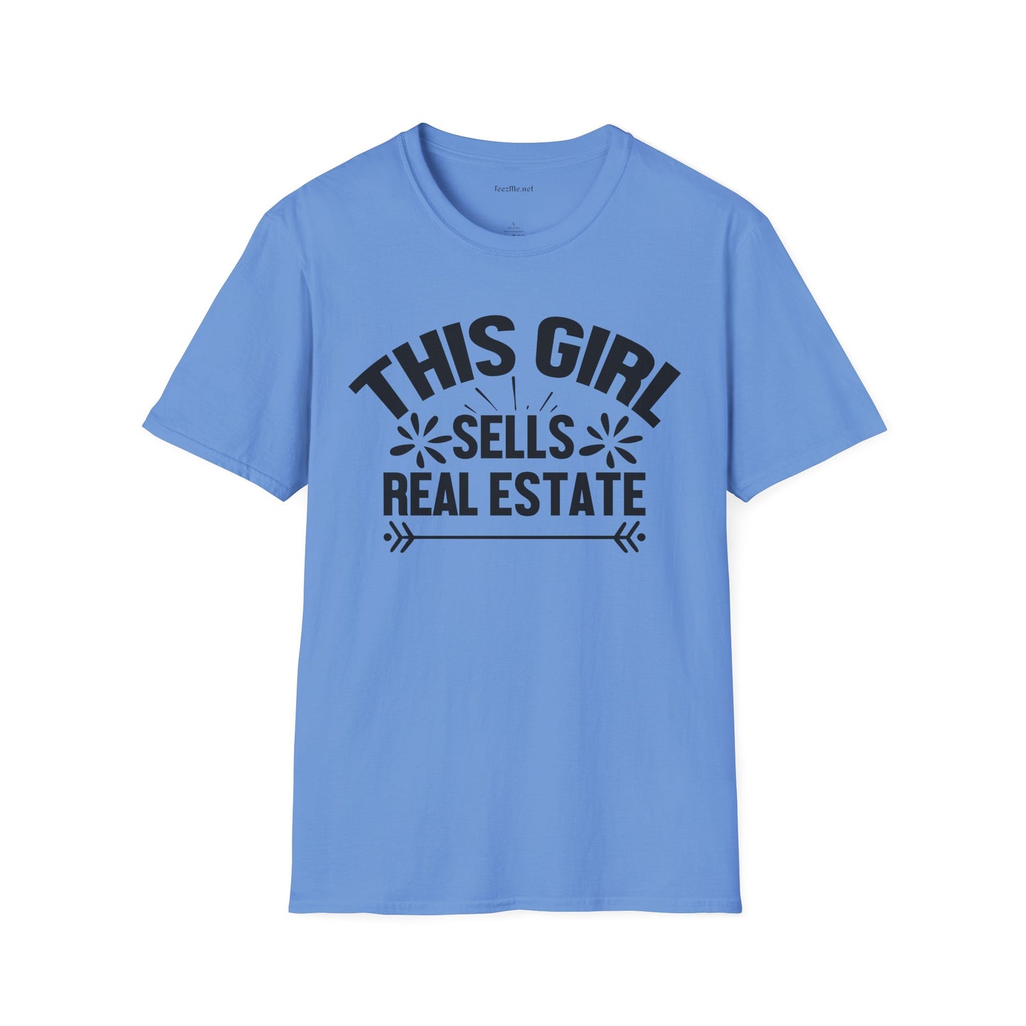 This Girl Sells Real Estate Unisex Soft Style T-Shirt 100% Cotton Graphic
