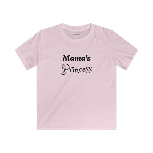 Mama's Princess- Kids Softstyle Tee Children
