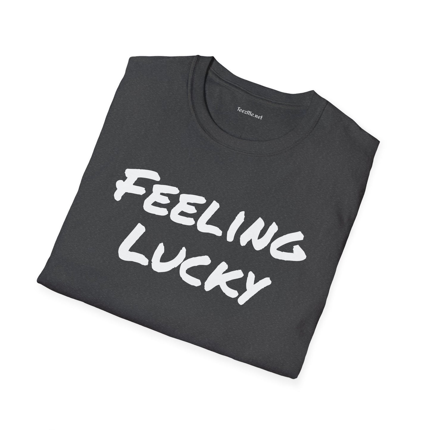 Feeling Lucky - Unisex Softstyle T-Shirt 100% Cotton Graphic