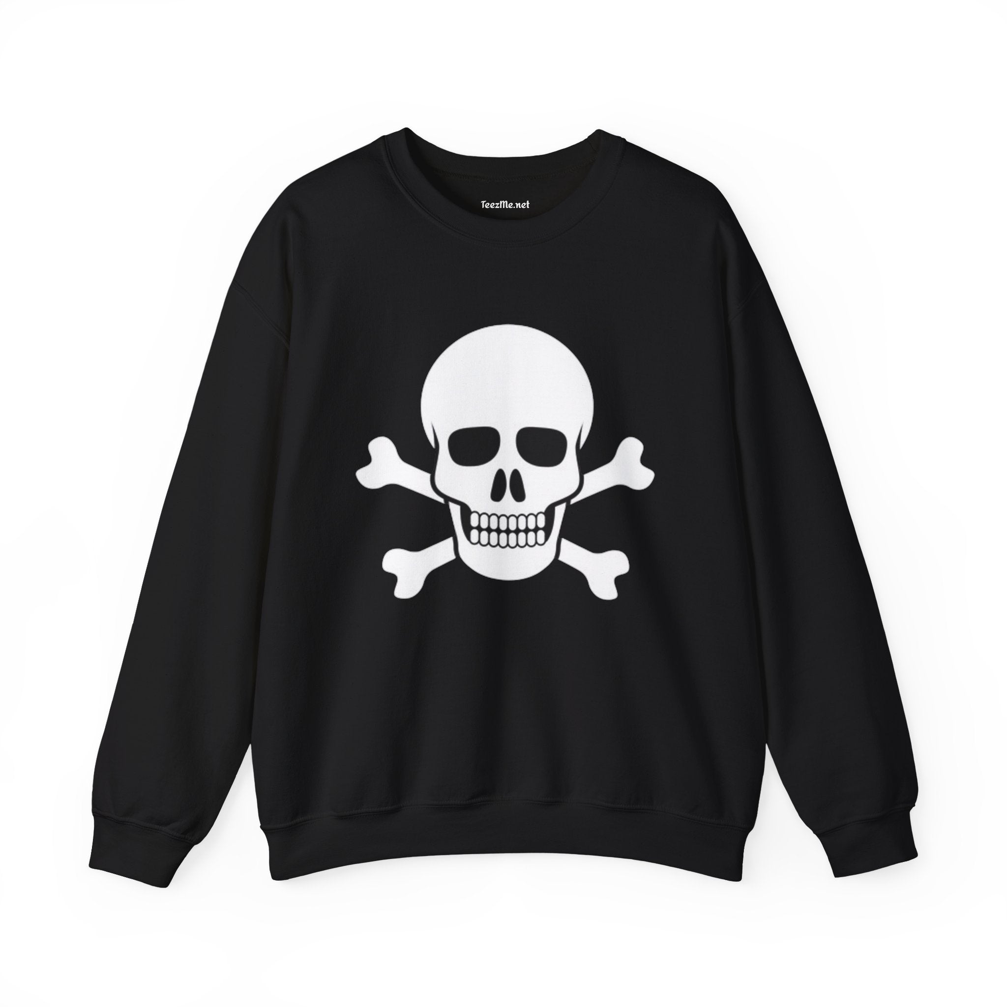 Skull and Crossbones Unisex Heavy Blend™ Crewneck Sweatshirt Graphic