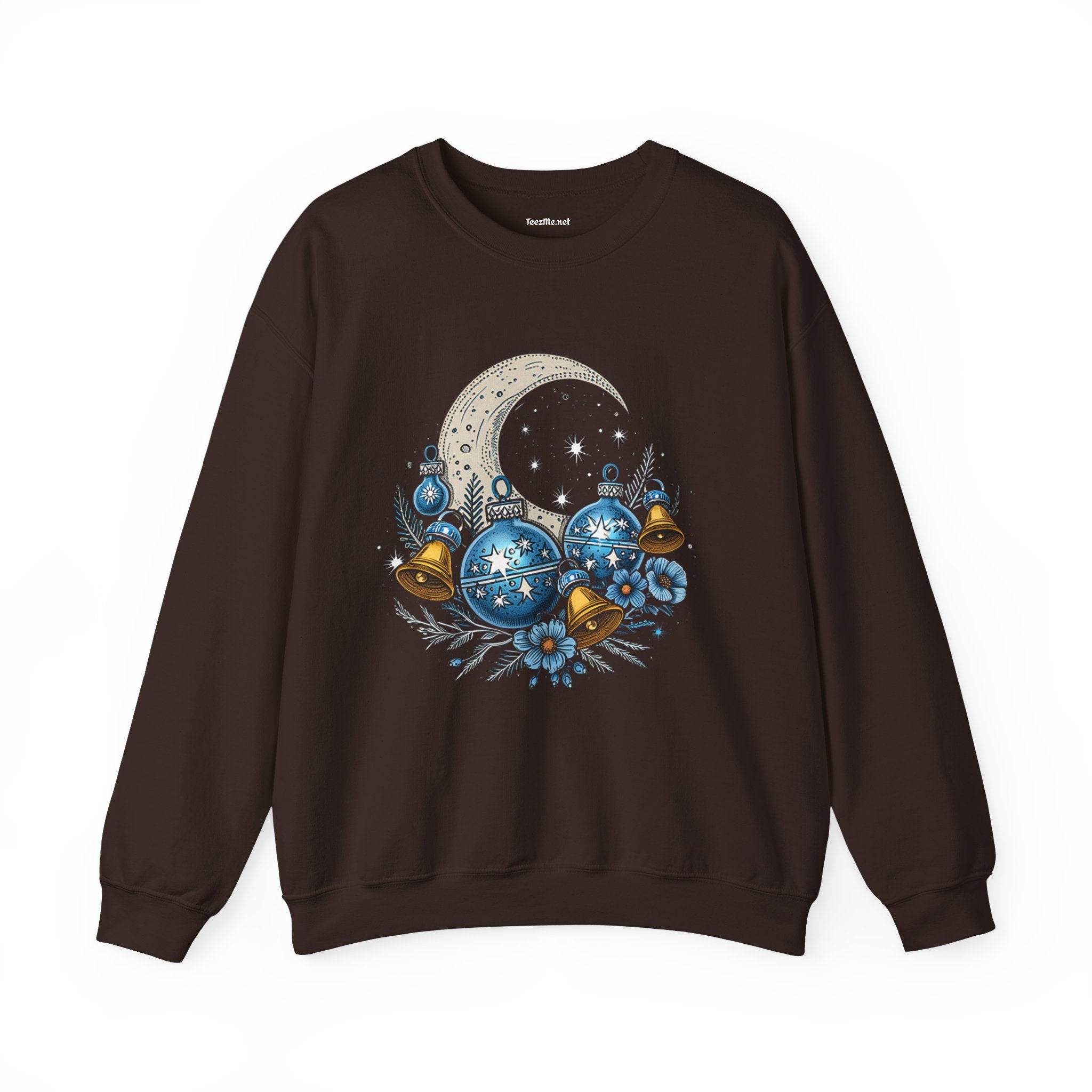 Moon with Ornaments 01 Unisex Heavy Blend™ Crewneck Sweatshirt