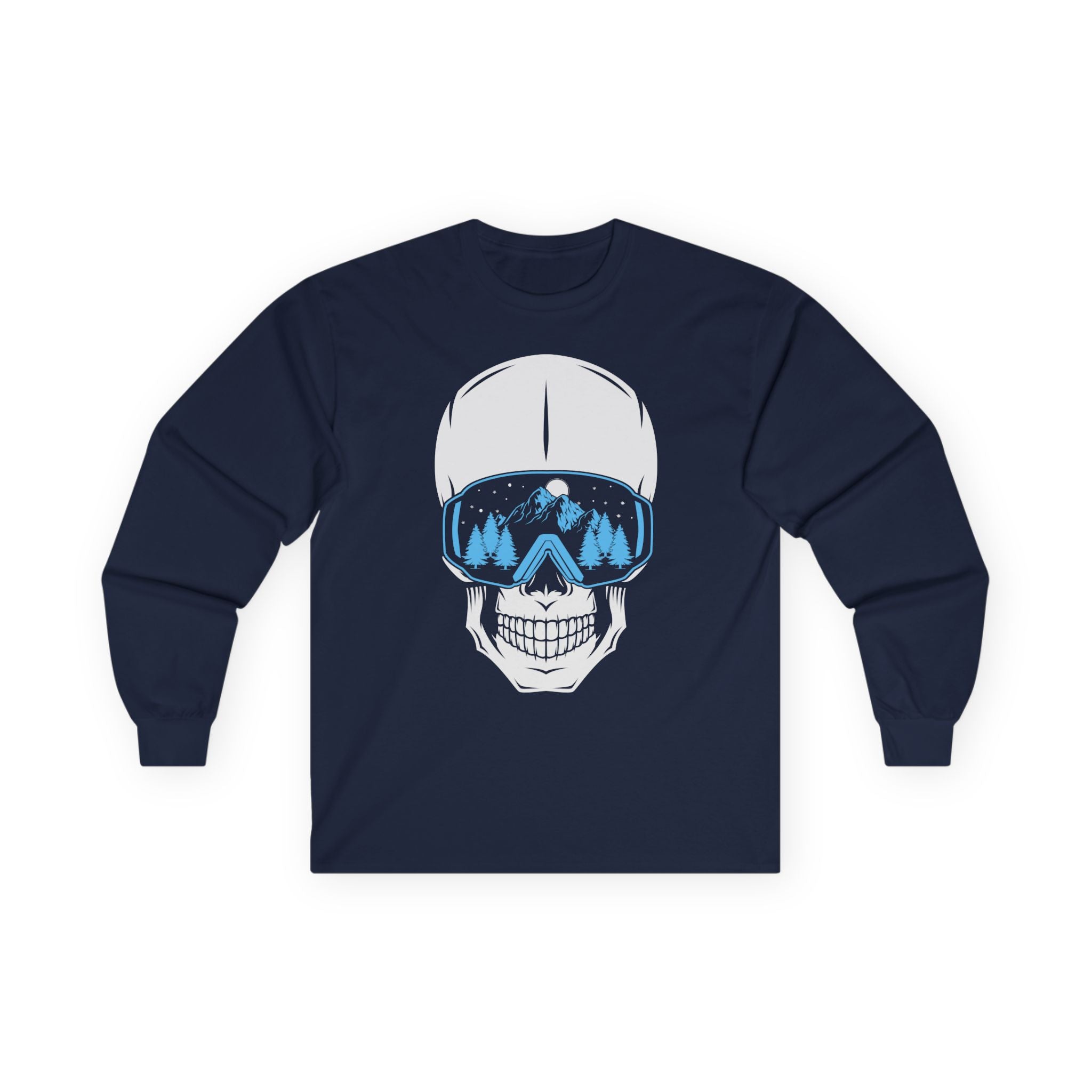Snowboard Skull Unisex Ultra Cotton Long Sleeve Tee
