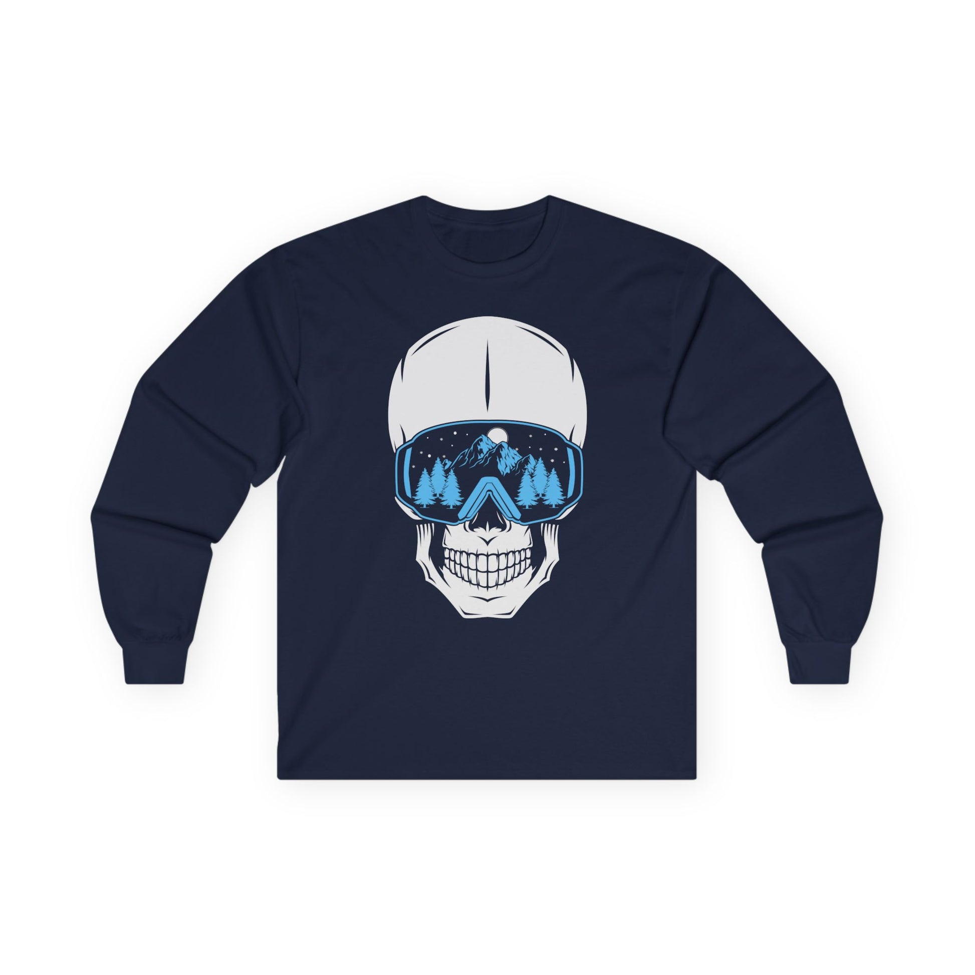 Snowboard Skull Unisex Ultra Cotton Long Sleeve Tee