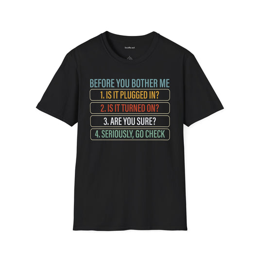 Info Technology 01 Unisex SoftStyle T-Shirt 100% Cotton