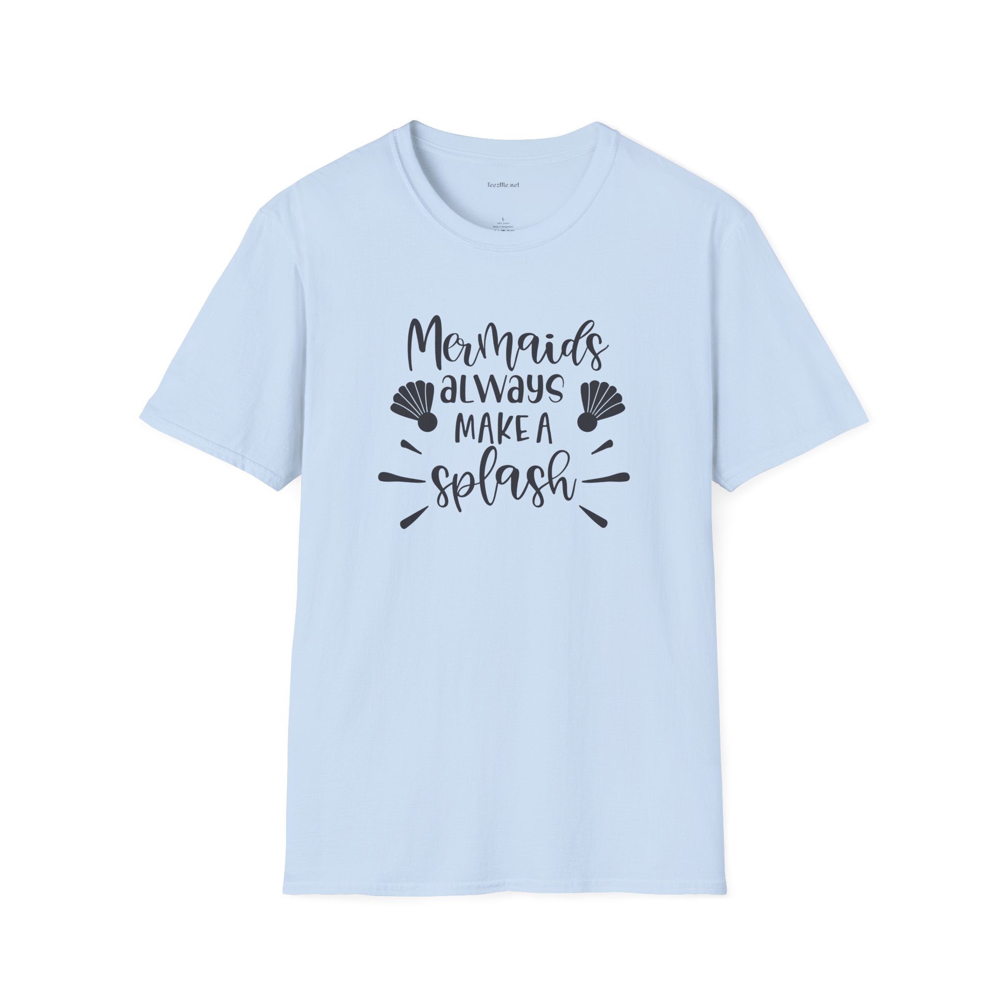 Mermaids make a splash - Unisex Softstyle T-Shirt 100% Cotton Graphic