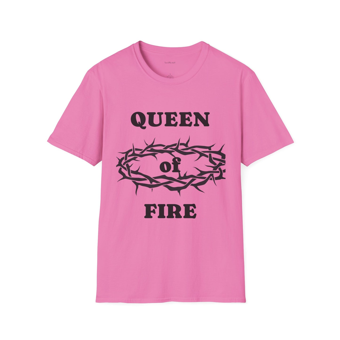 Queen of Fire - Unisex Softstyle T-Shirt 100% Cotton Graphic