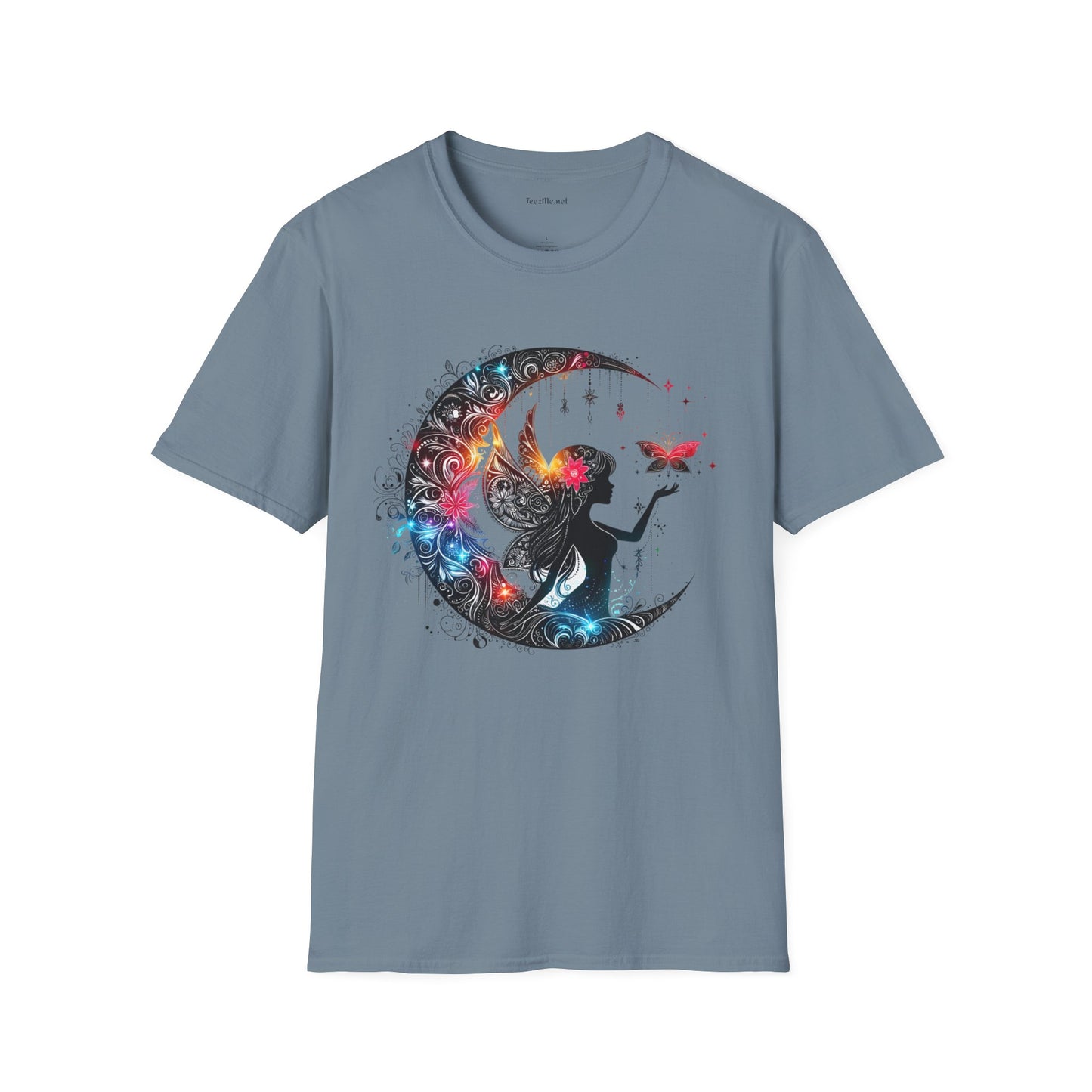 Moon Fairy 03 Unisex Soft Style T-Shirt 100% Cotton Graphic