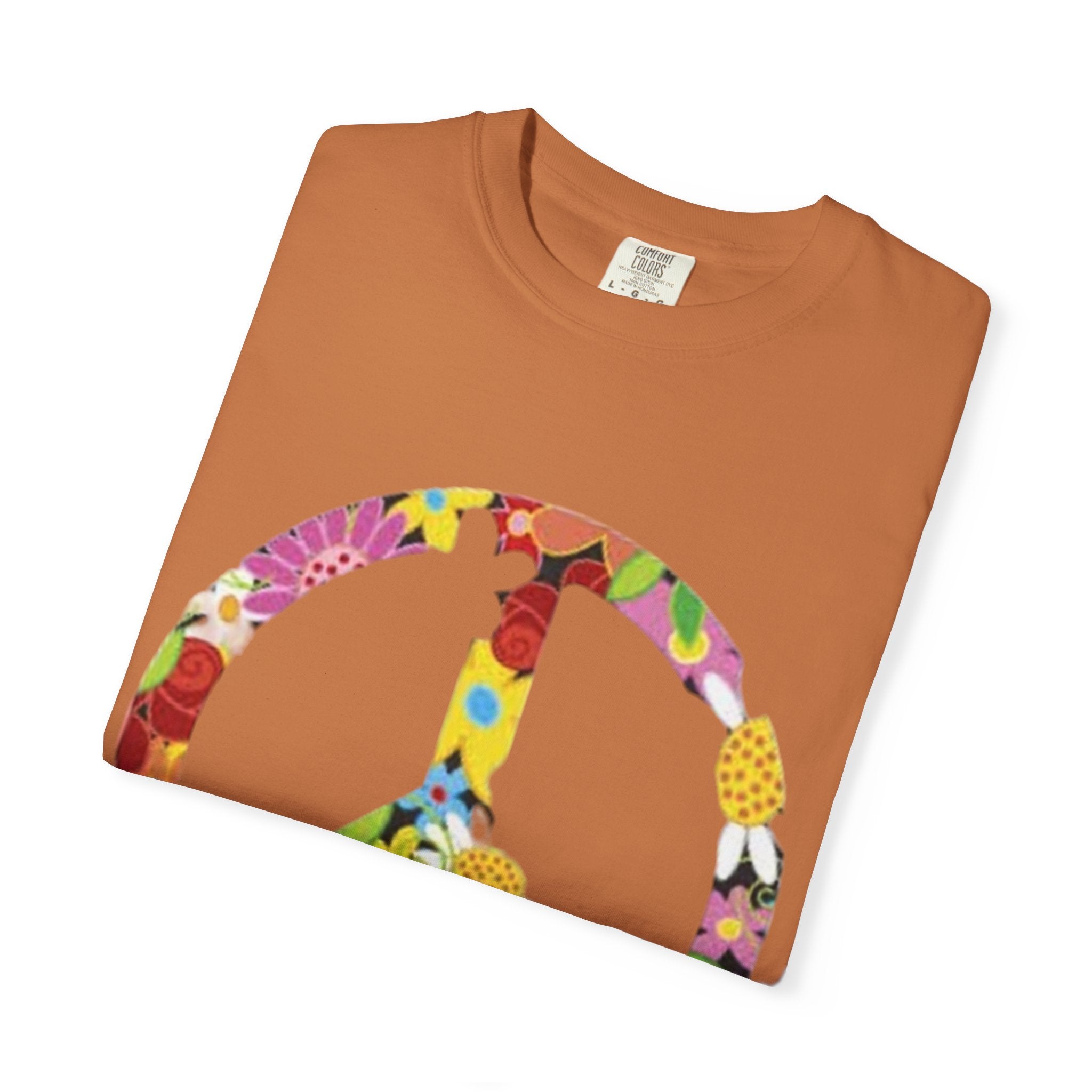 Peace Sign Unisex Garment-Dyed T-shirt