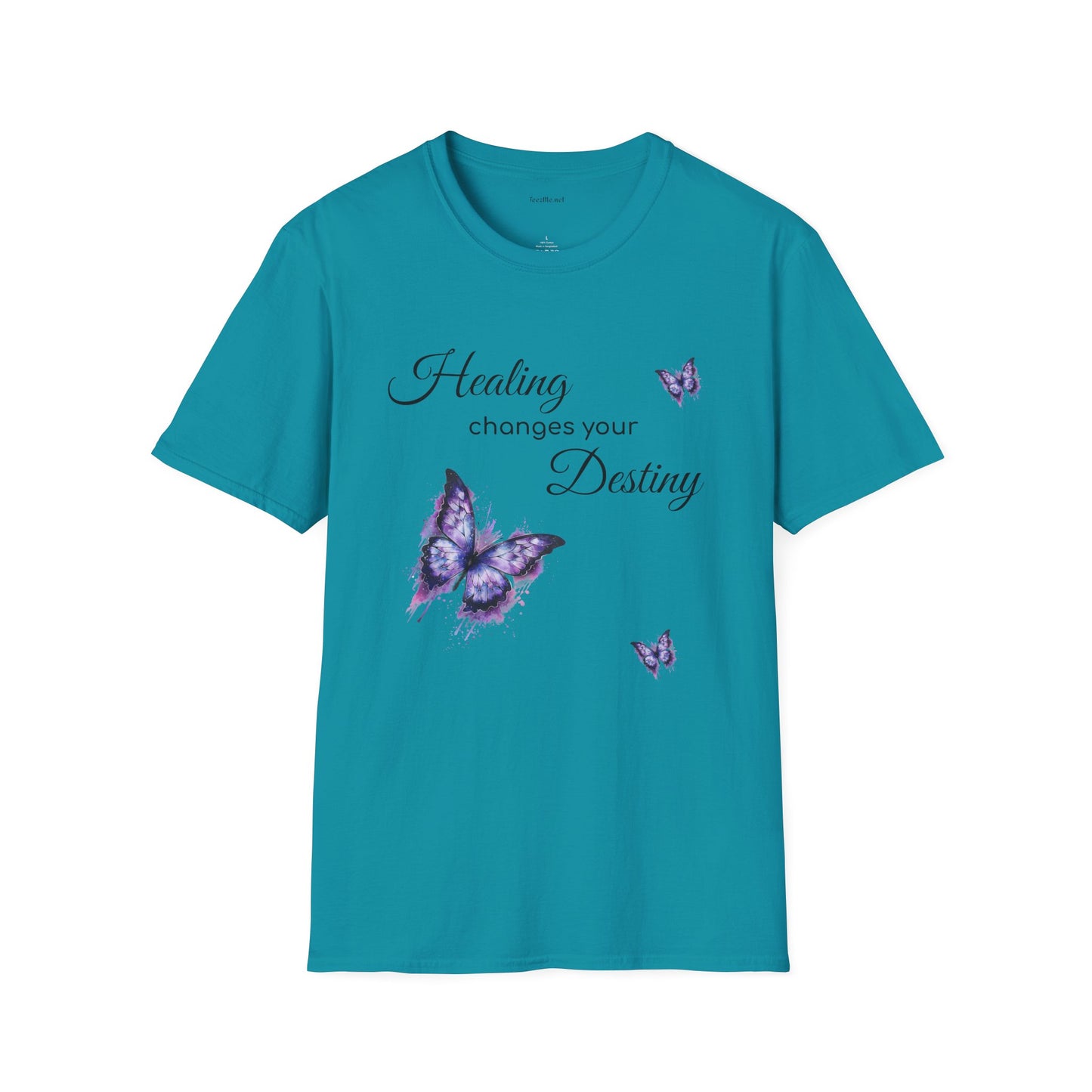 Healing changes your Destiny Unisex Softstyle T-Shirt 100% Cotton Graphic
