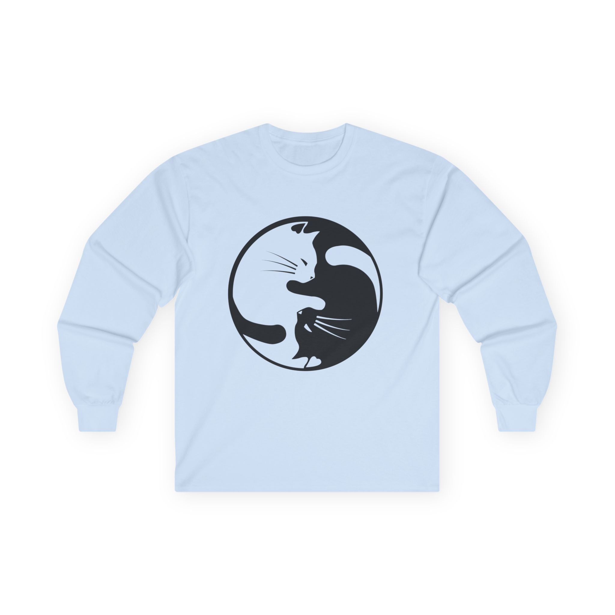 Yin Yang Cat04 Unisex Ultra Cotton Long Sleeve Tee