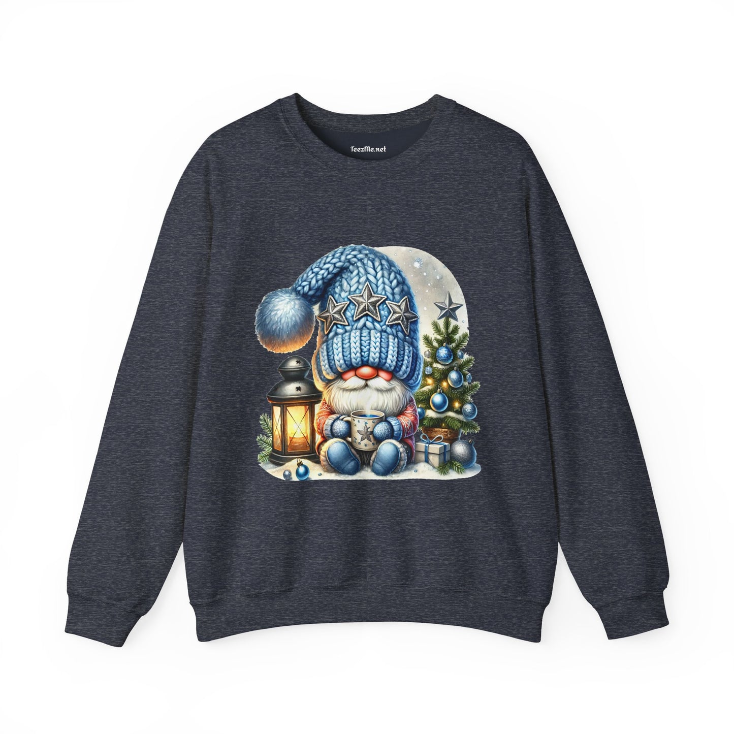 Cozy Christmas Gnome Unisex Heavy Blend™ Crewneck Sweatshirt