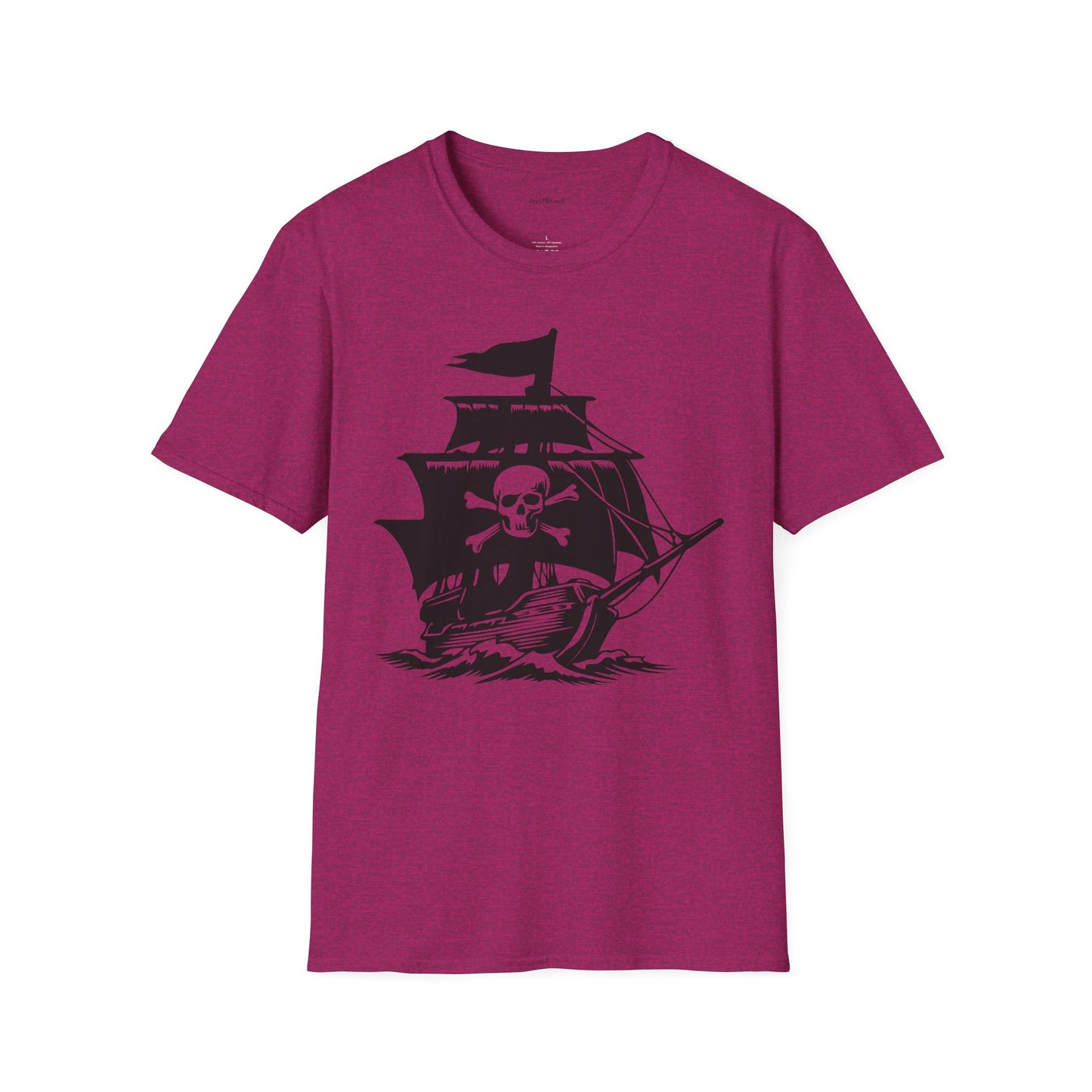 Pirate Ship  - Unisex Softstyle T-Shirt 100% Cotton Graphic