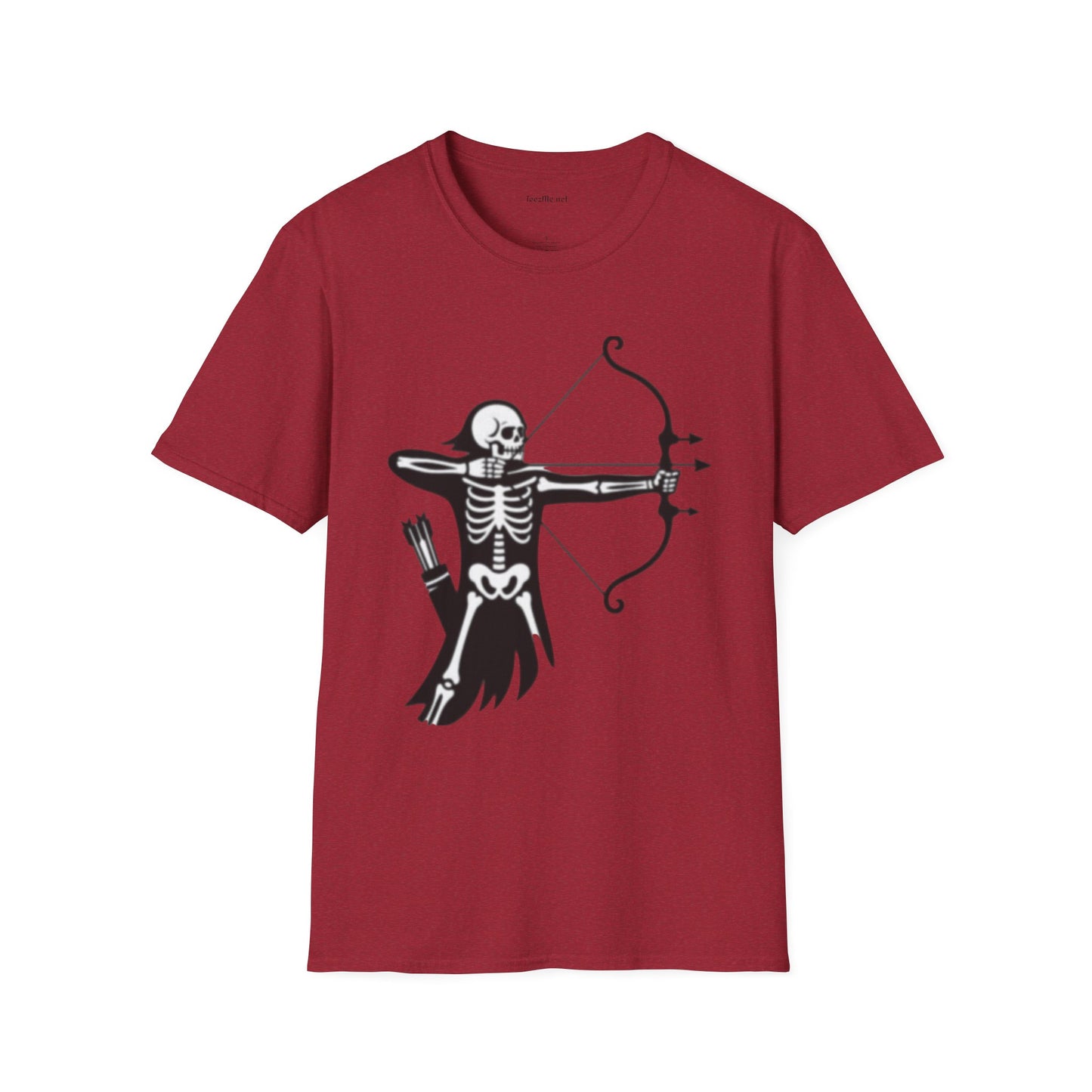 Skeleton Archer Unisex Softstyle T-Shirt 100% Cotton Graphic