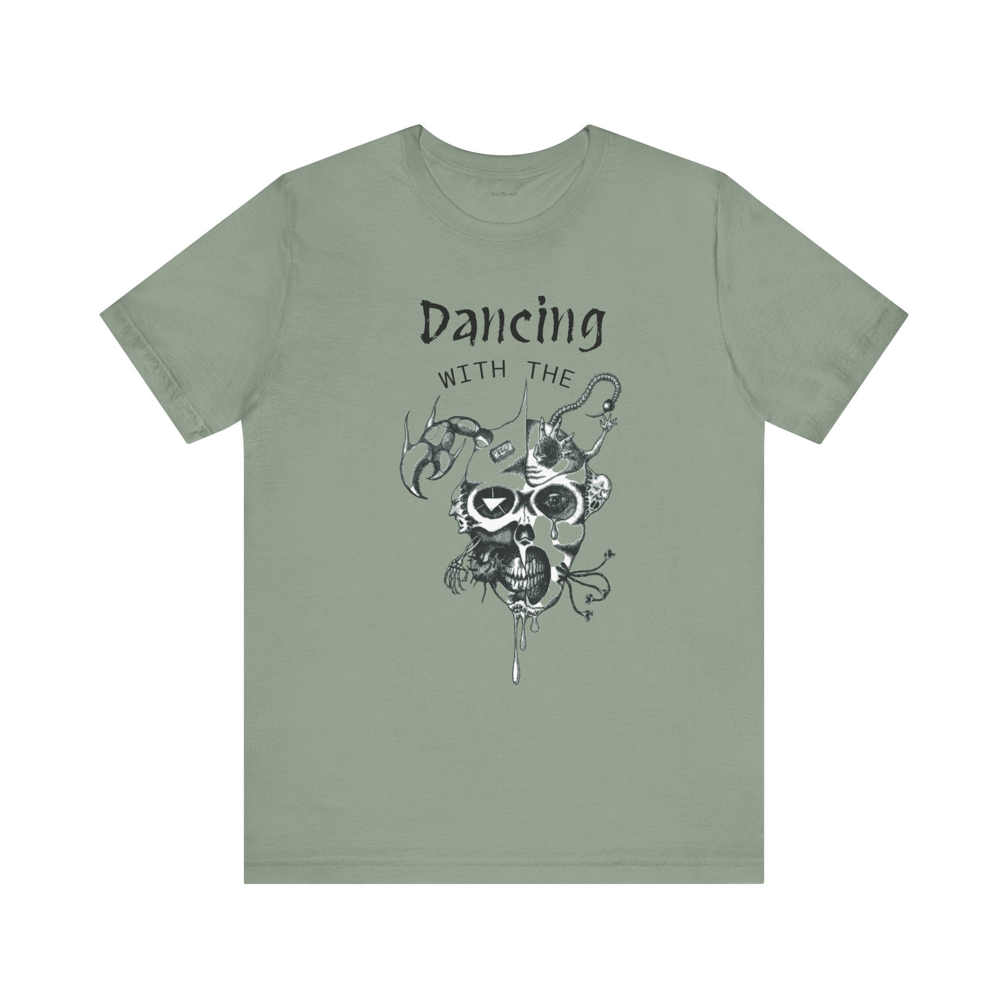 Dancing with the Devil (image) - Unisex Jersey Short Sleeve Tee