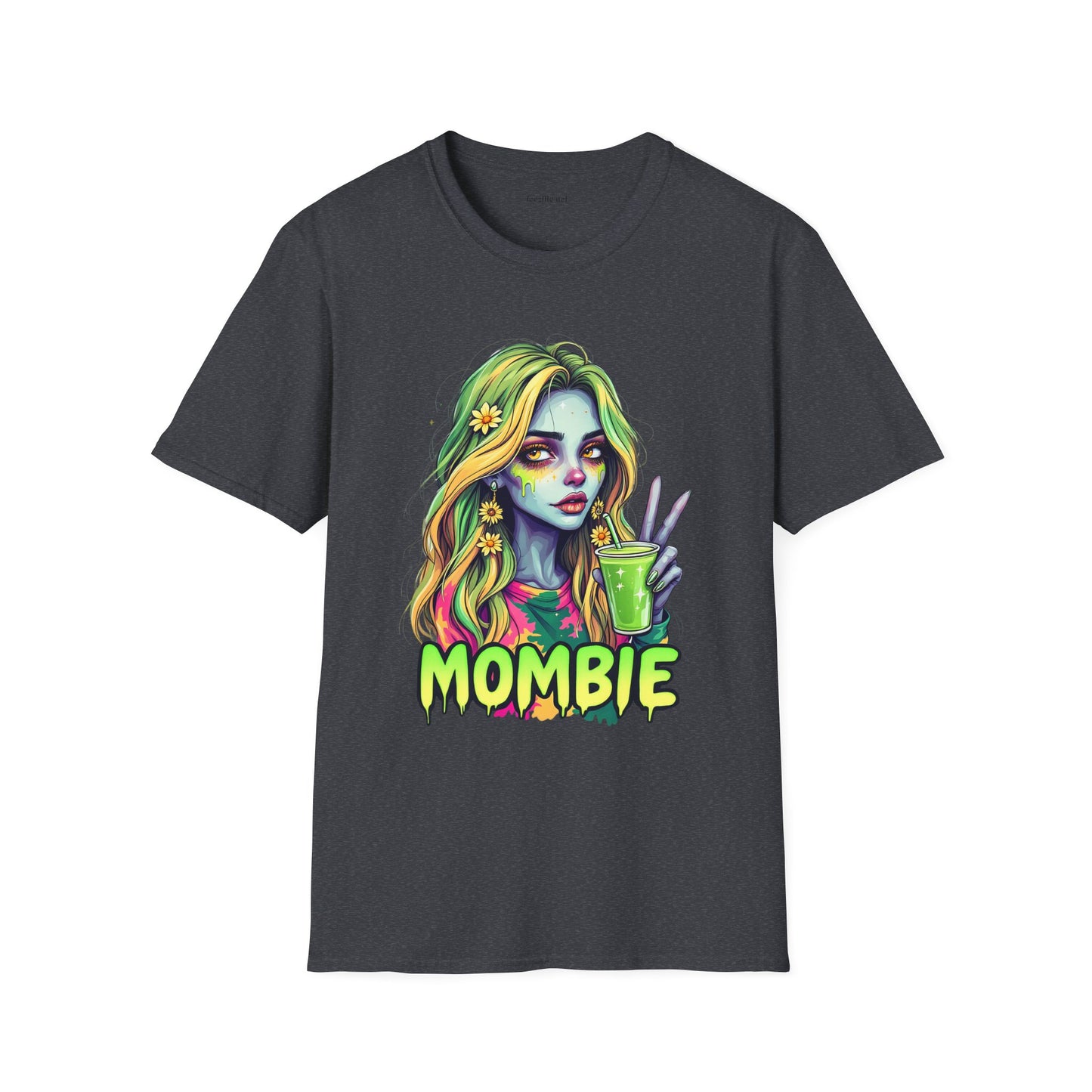 Mombie Unisex Softstyle T-Shirt 100% Cotton Graphic