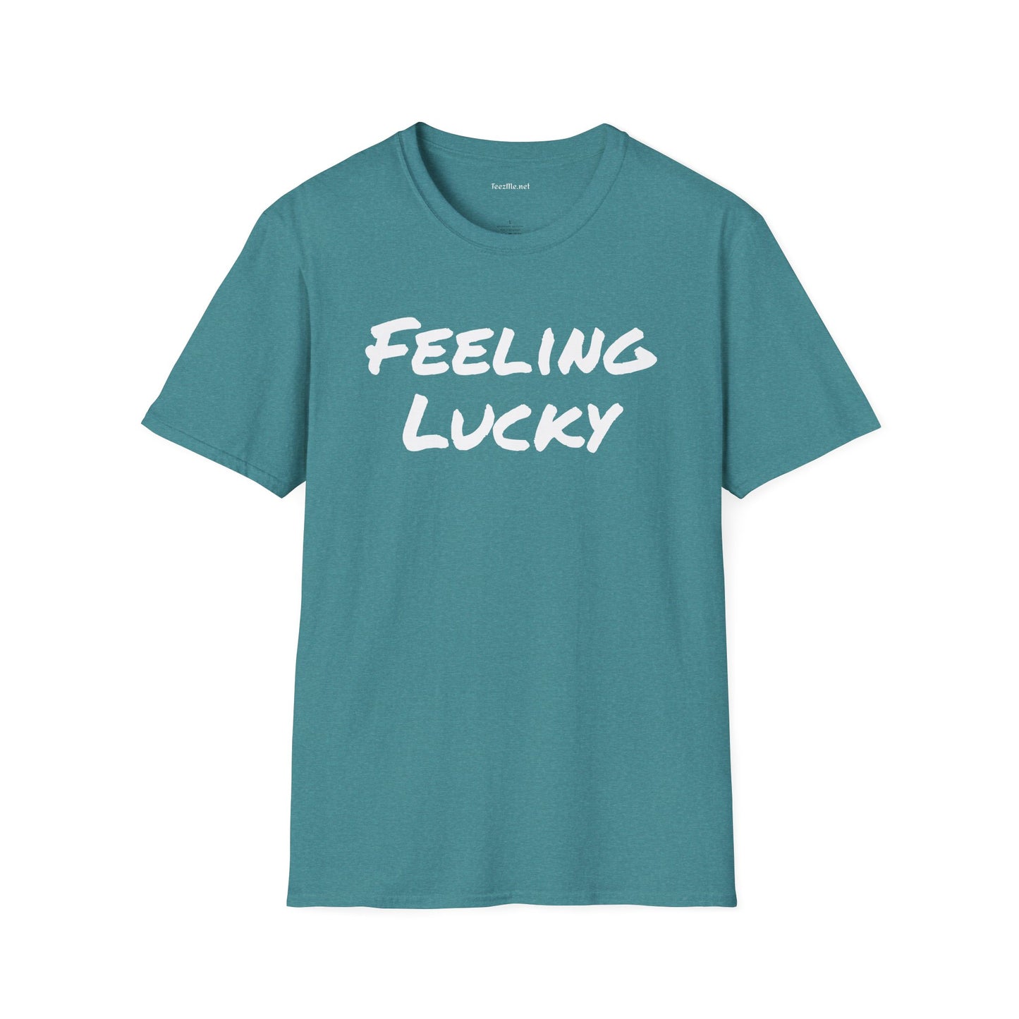 Feeling Lucky - Unisex Softstyle T-Shirt 100% Cotton Graphic