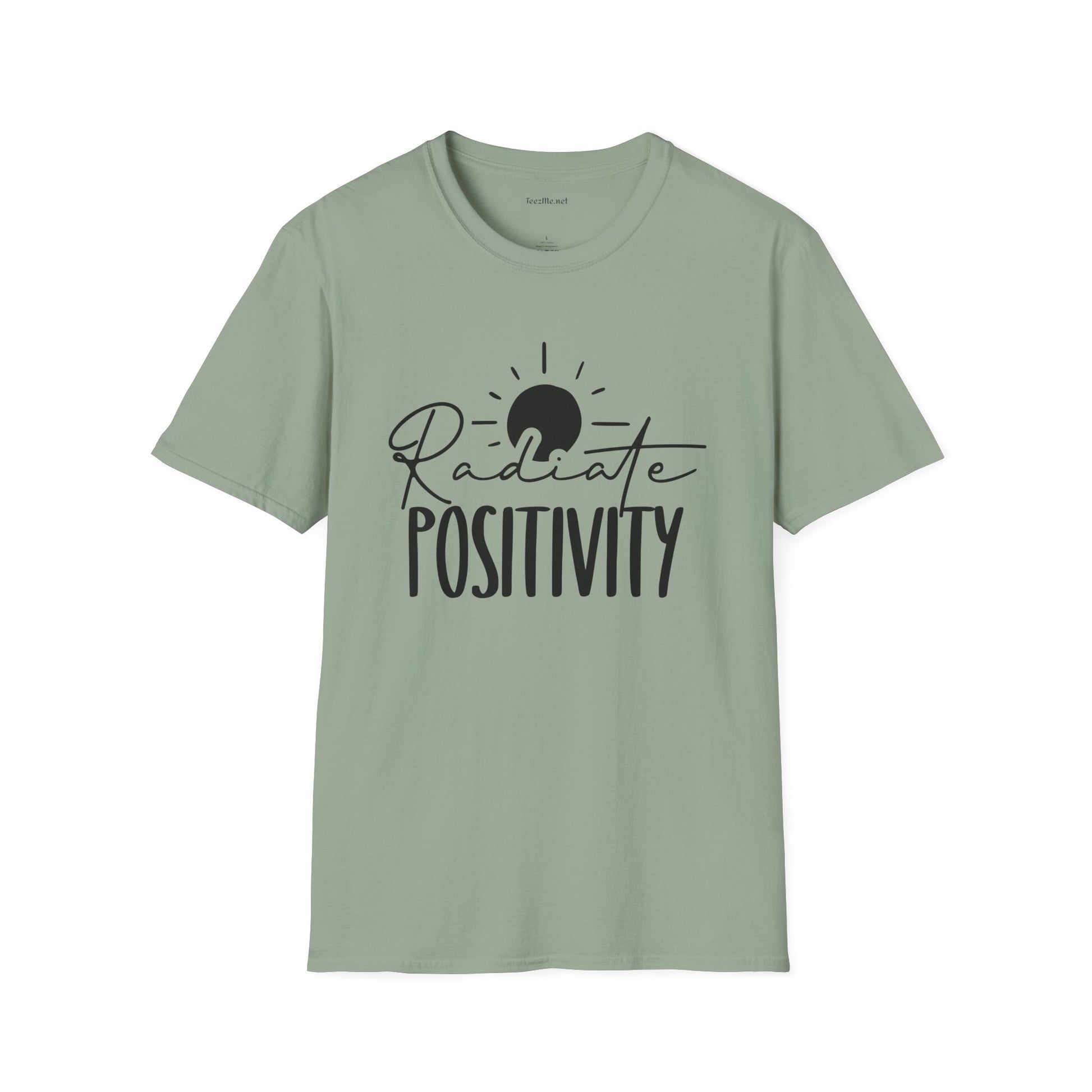 Radiate Positivity Unisex Soft Style T-Shirt 100% Cotton Graphic