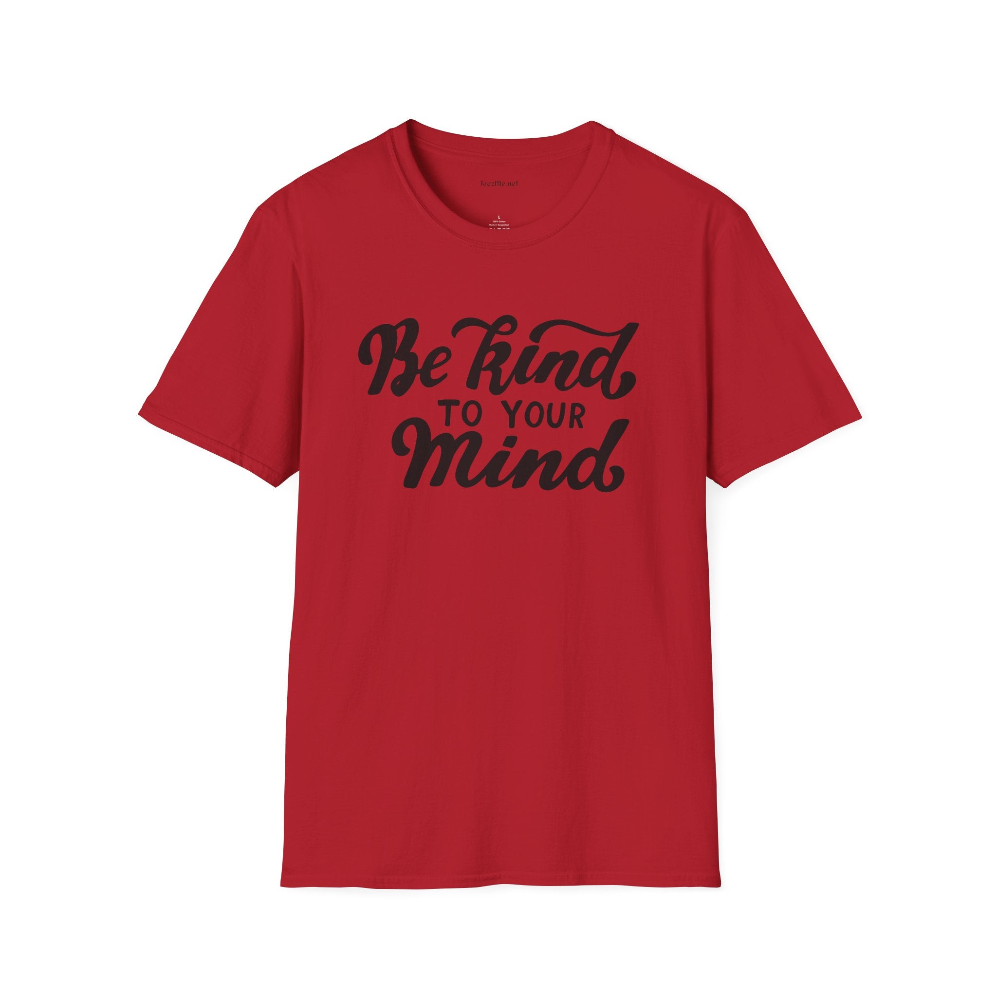 Be kind to your Mind Unisex Softstyle T-Shirt 100% Cotton Graphic