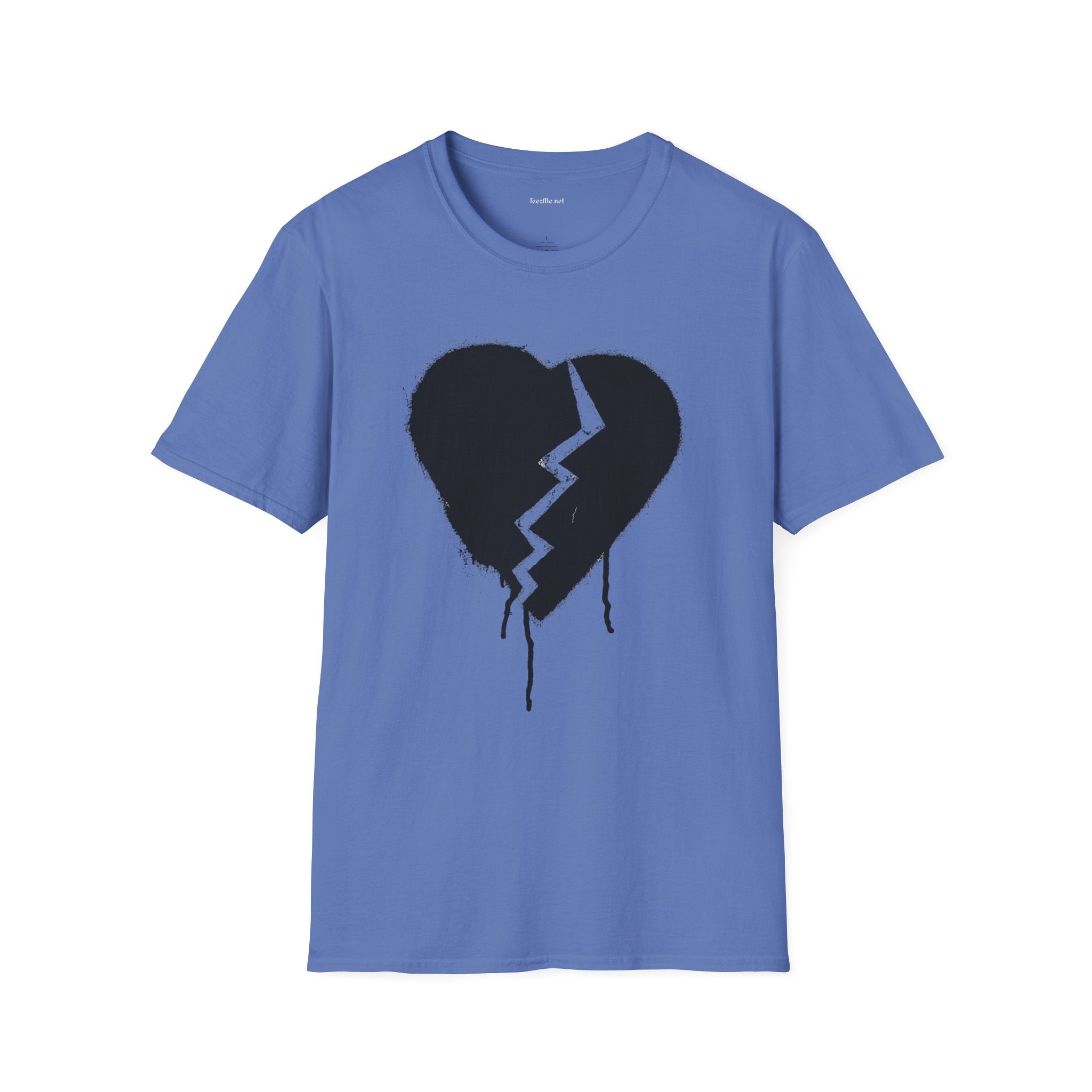 Broken Heart  - Unisex Softstyle T-Shirt 100% Cotton Graphic