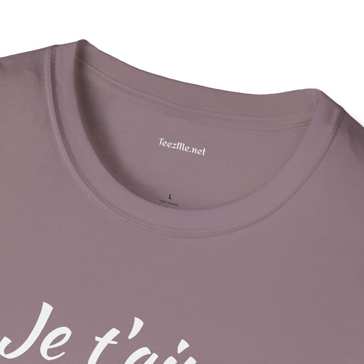 Je t'aime - Unisex Softstyle T-Shirt 100% Cotton Graphic