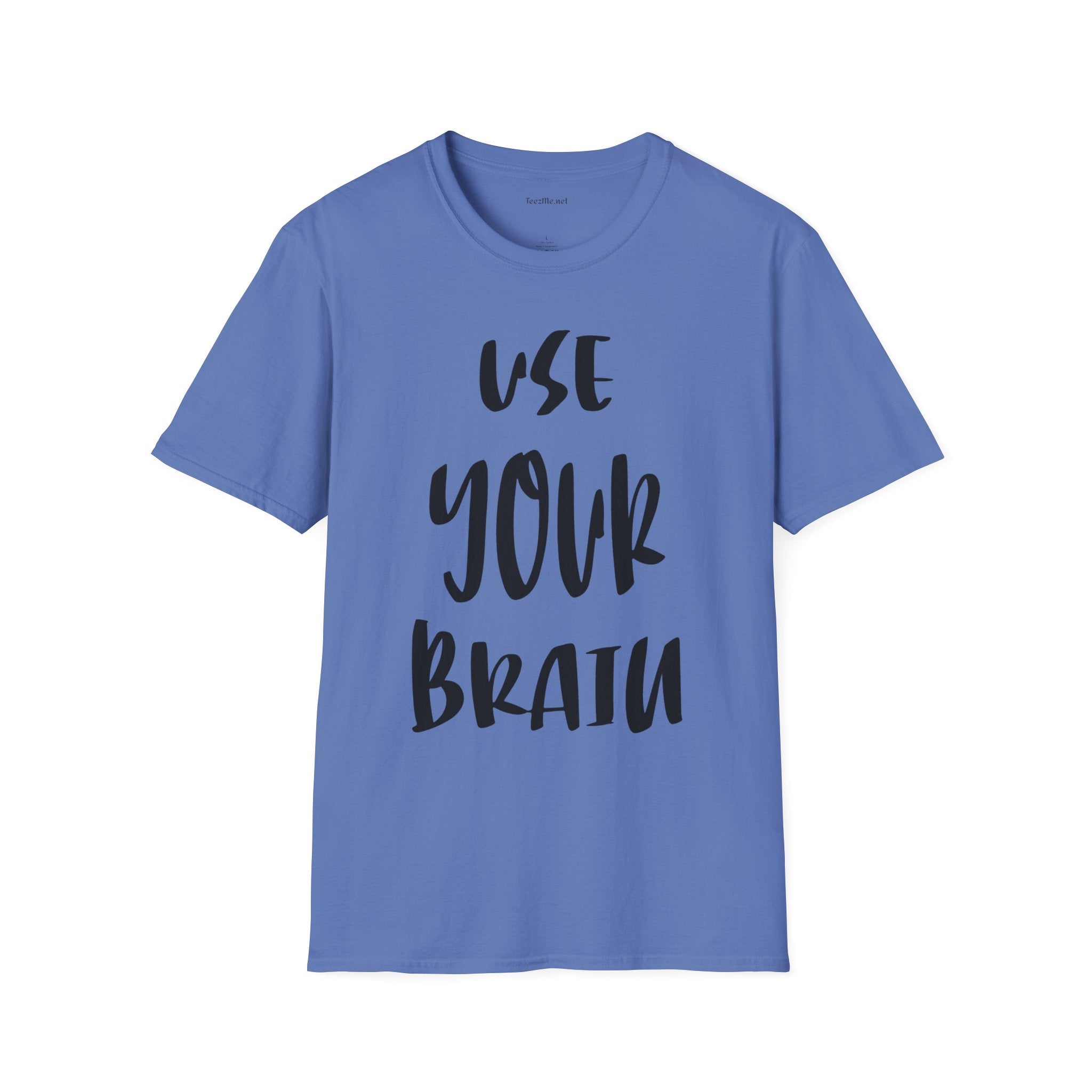 Use Your Brain Unisex Soft Style T-Shirt 100% Cotton Graphic