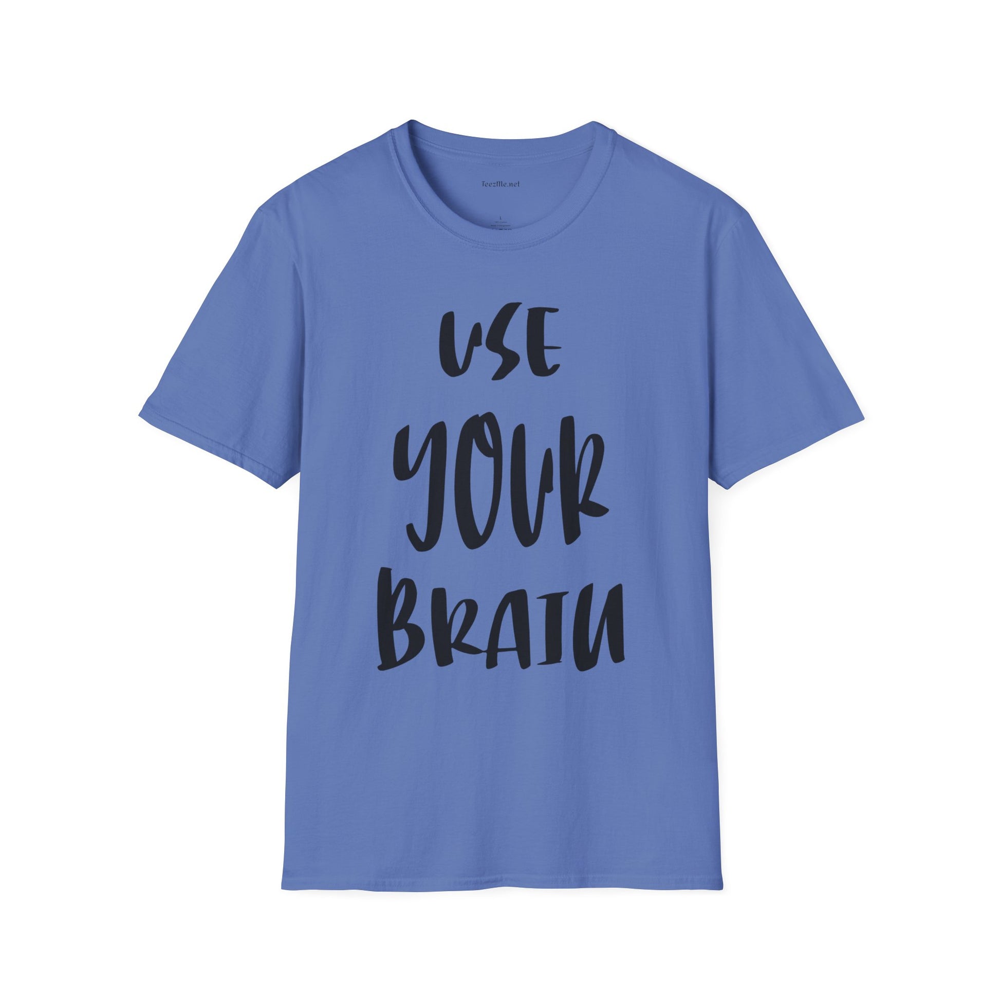 Use Your Brain Unisex Soft Style T-Shirt 100% Cotton Graphic