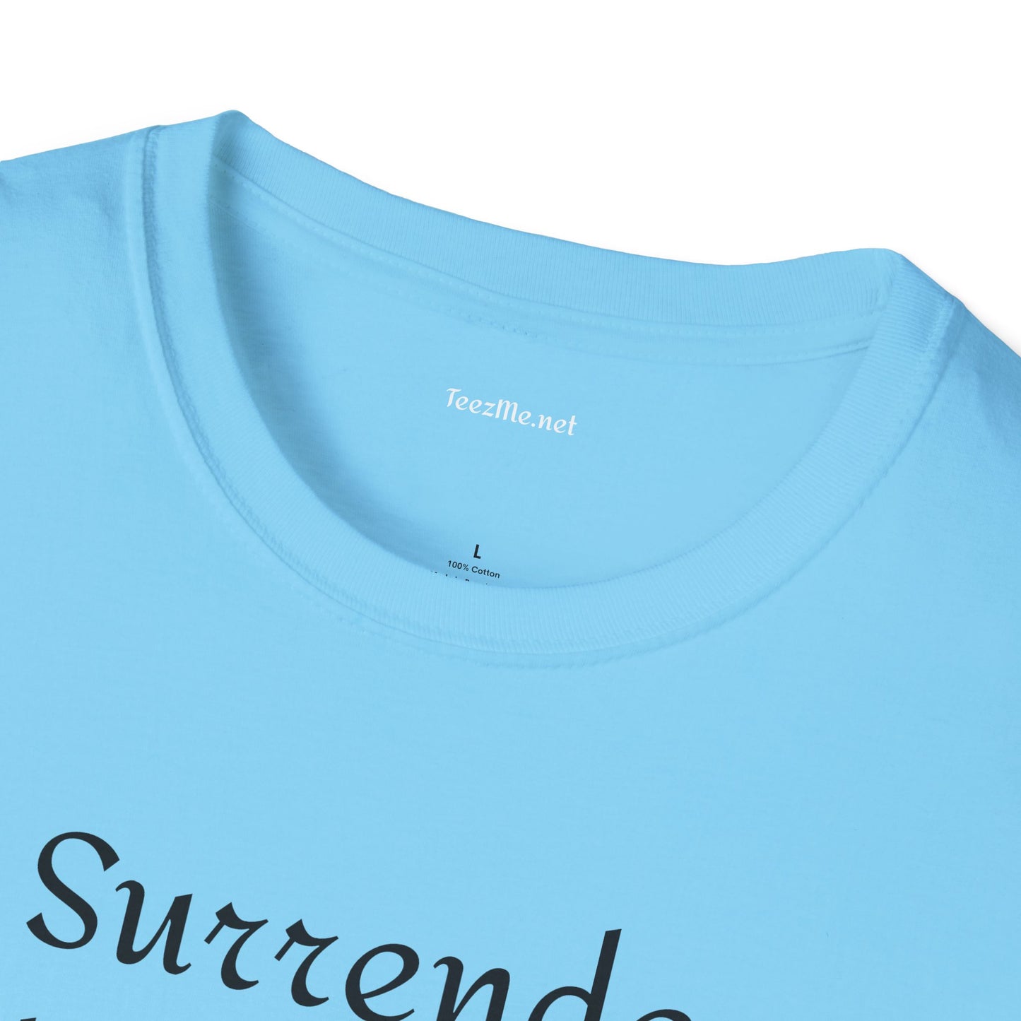 Surrender to the flow - Unisex Softstyle T-Shirt 100% Cotton Graphic