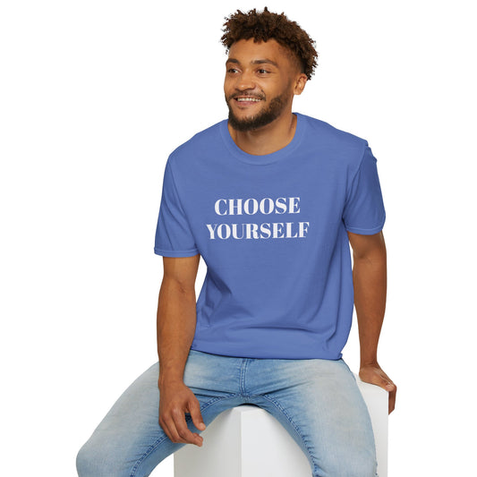 CHOOSE YOURSELF - Unisex Softstyle T-Shirt 100% Cotton Graphic