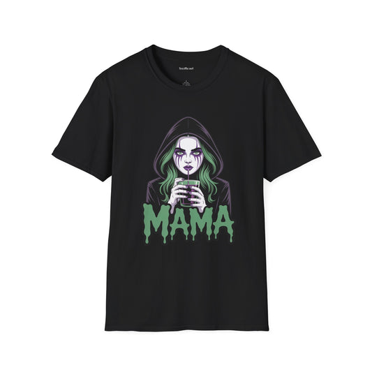 Cute Horror Mama Unisex Soft Style T-Shirt 100% Cotton Graphic