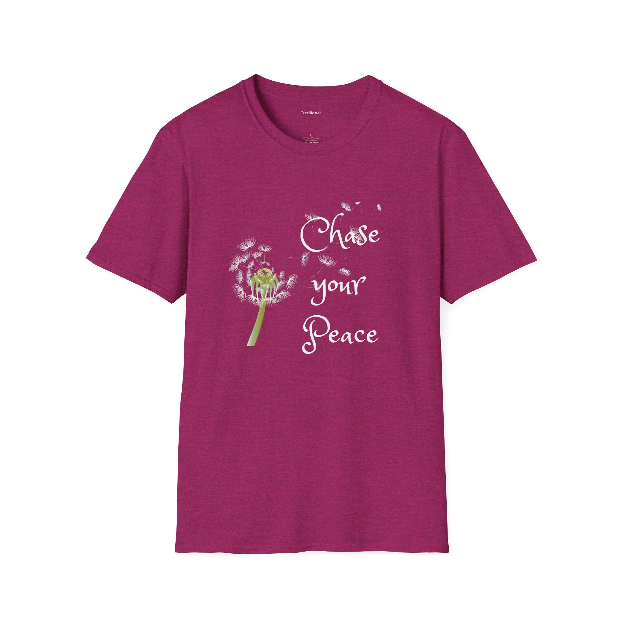 Chase your Peace - Unisex Softstyle T-Shirt 100% Cotton Graphic