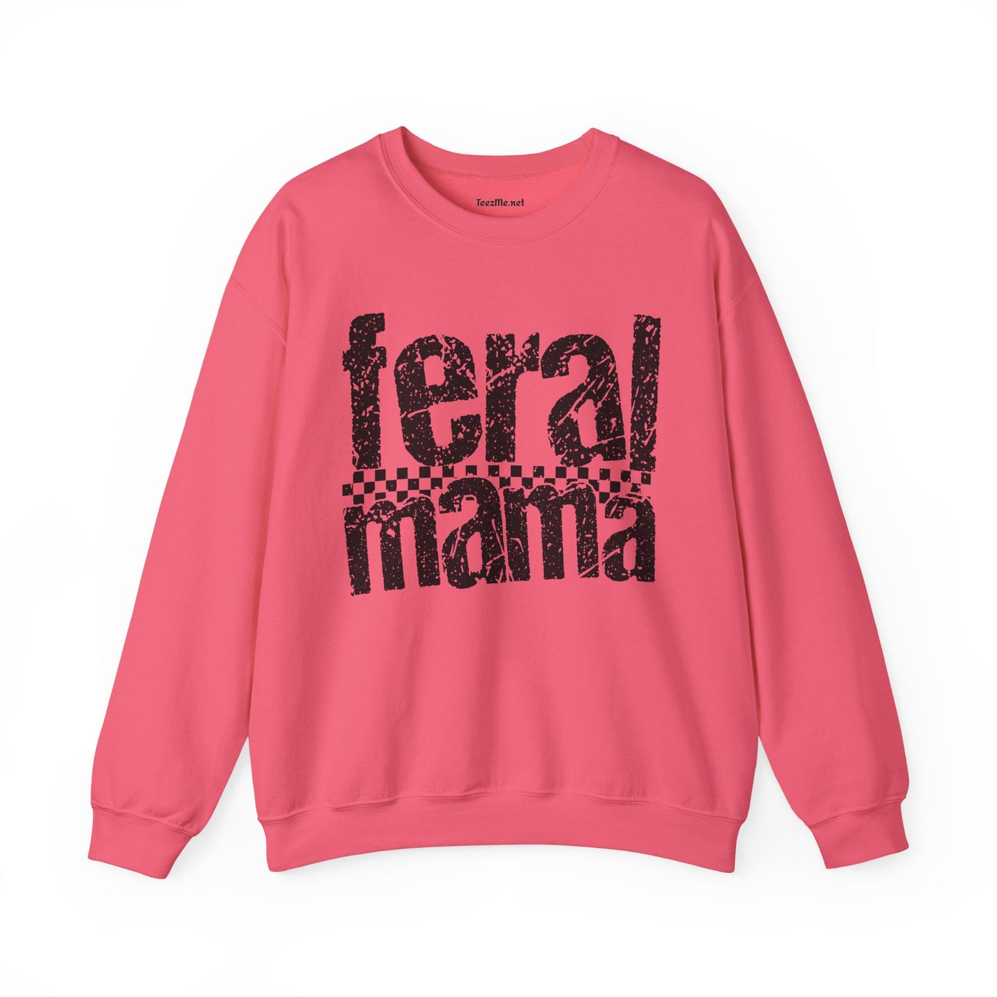 Feral Mama Unisex Heavy Blend™ Crewneck Sweatshirt Graphic