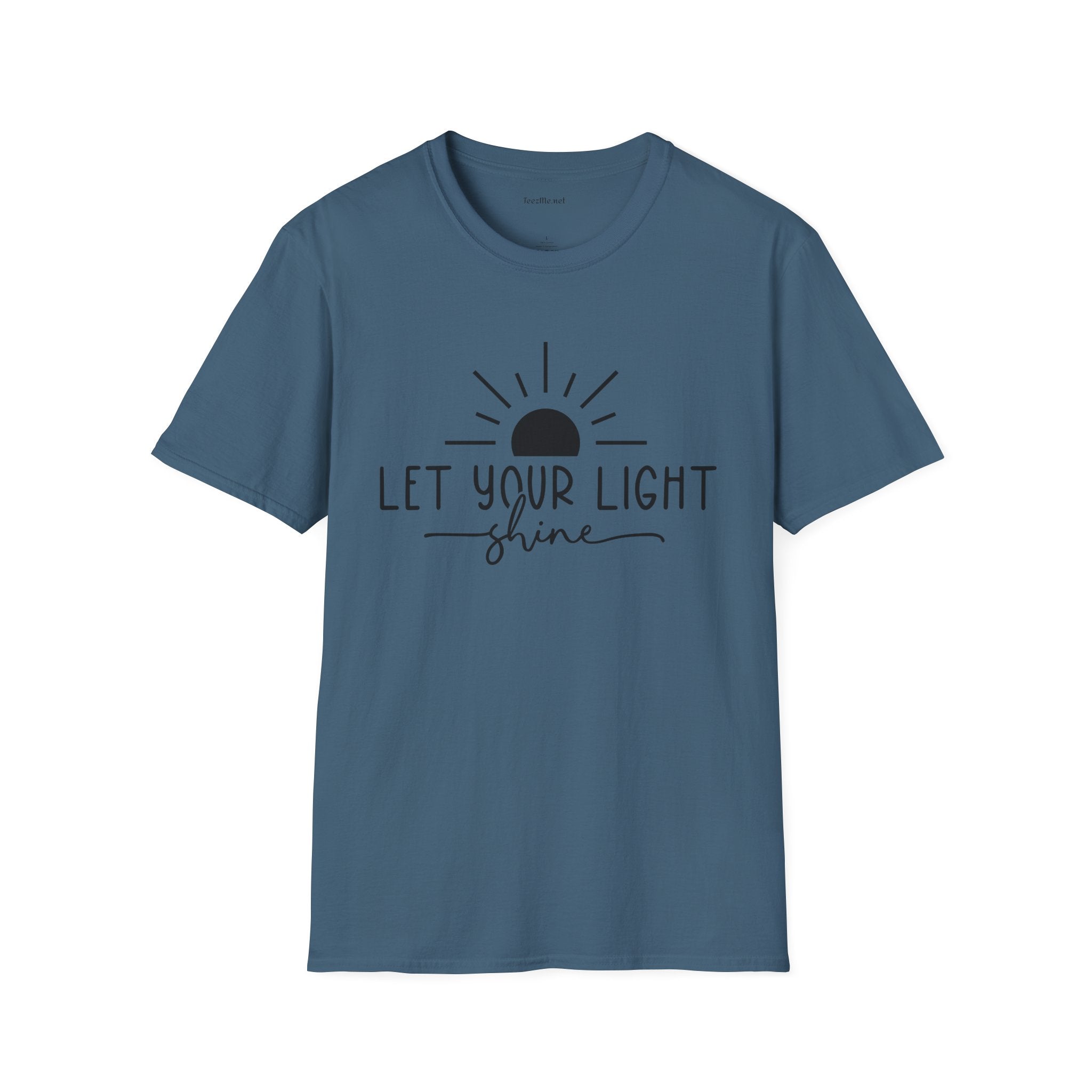 Let Your Light Shine Unisex SoftStyle T-Shirt 100% Cotton Graphic