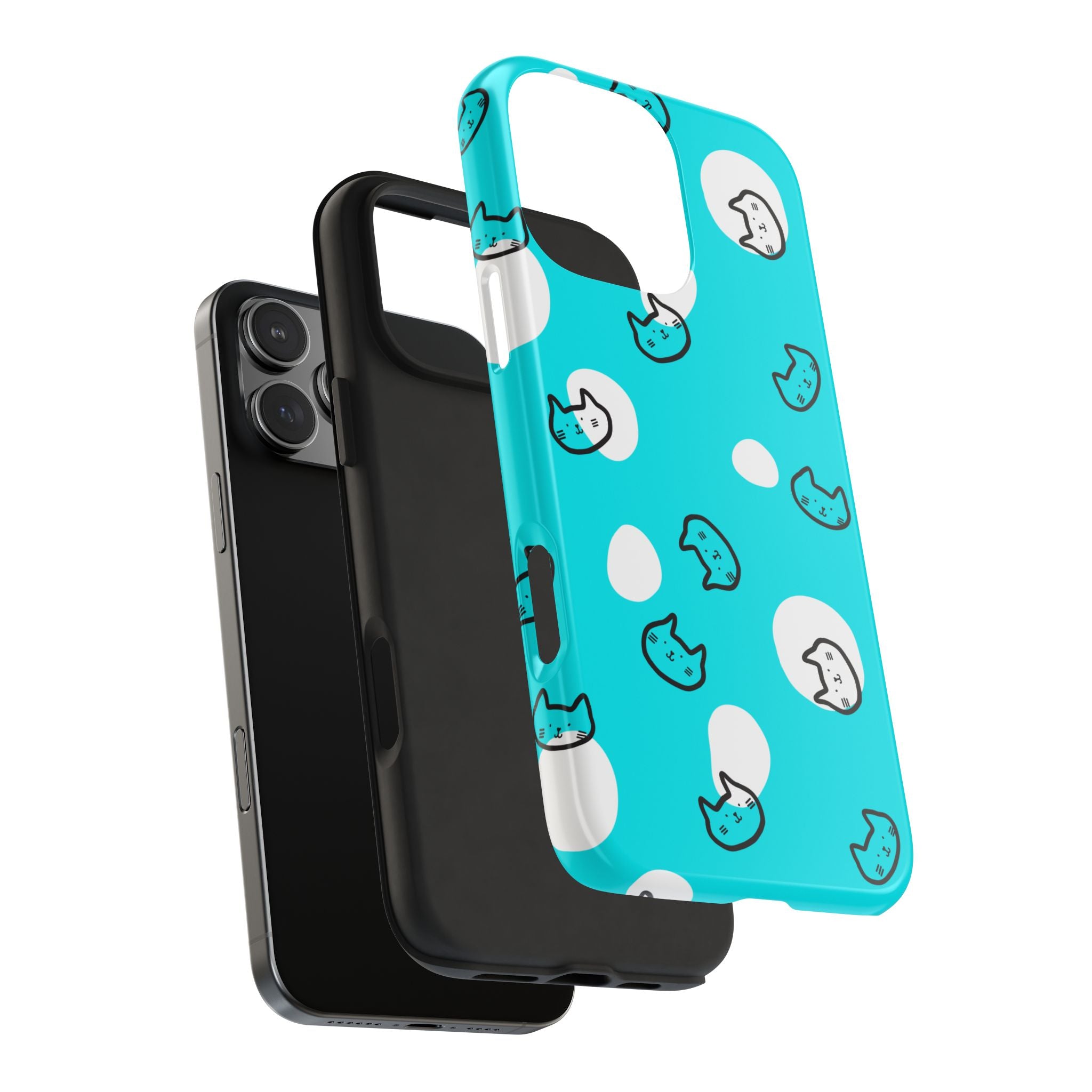 Cute Cat Pattern Cell Phone Case Tough Phone Cases
