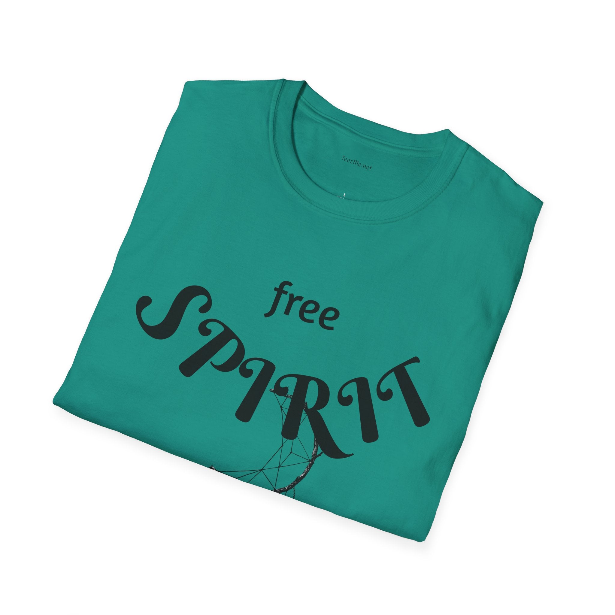 free SPIRIT - Unisex Softstyle T-Shirt 100% Cotton Graphic
