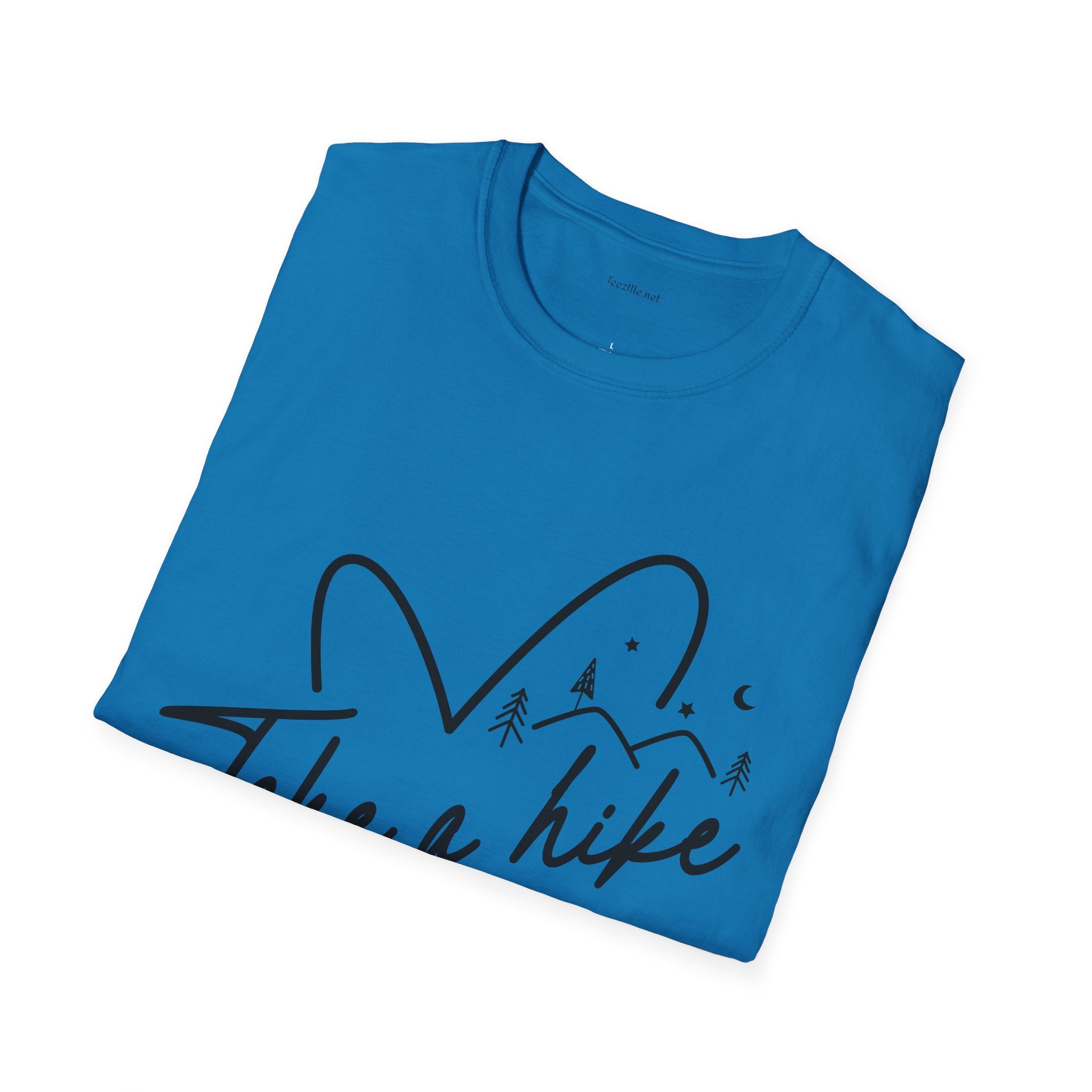 Take a Hike (black) - Unisex Softstyle T-Shirt 100% Cotton Graphic