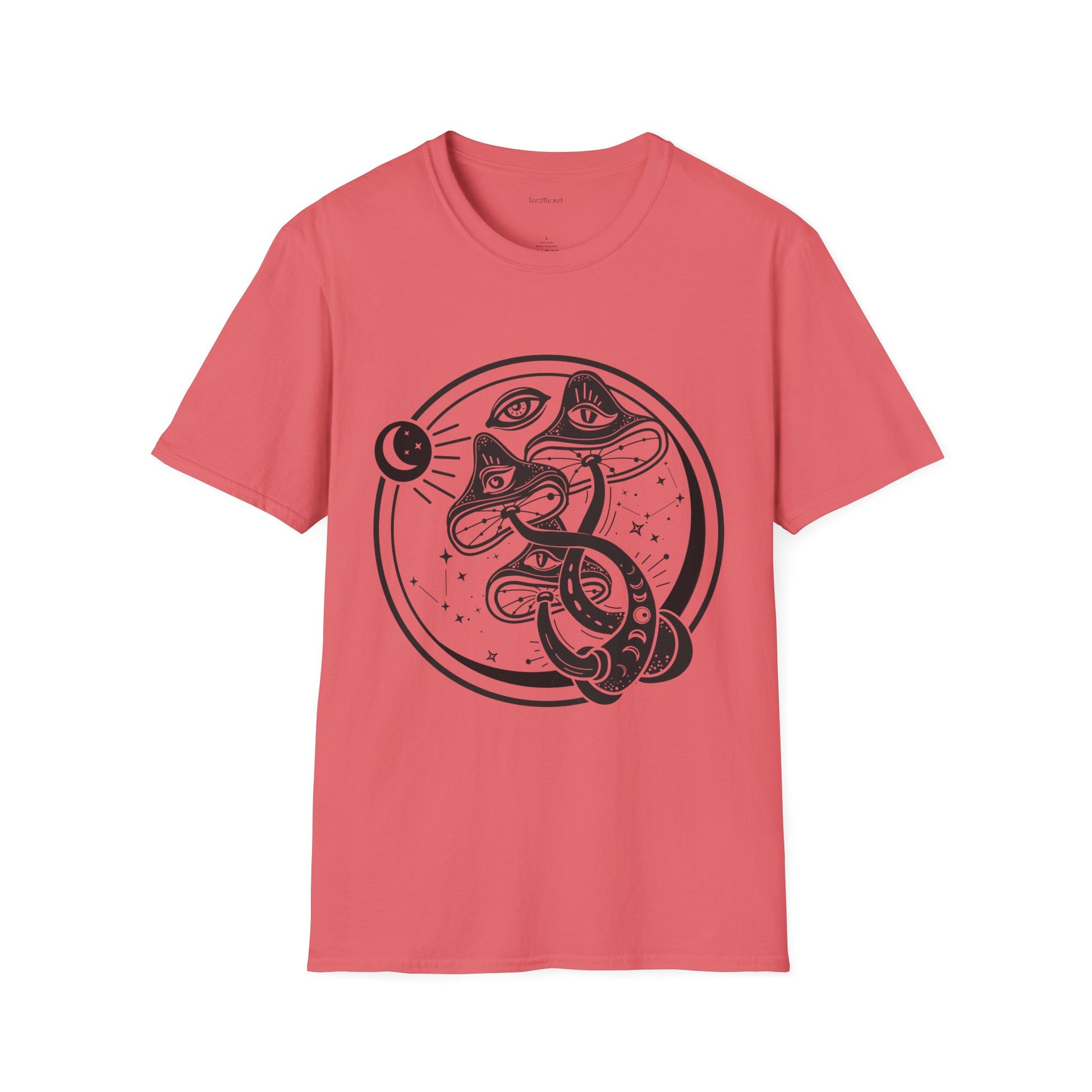 Mushrooms - Unisex Softstyle T-Shirt 100% Cotton Graphic