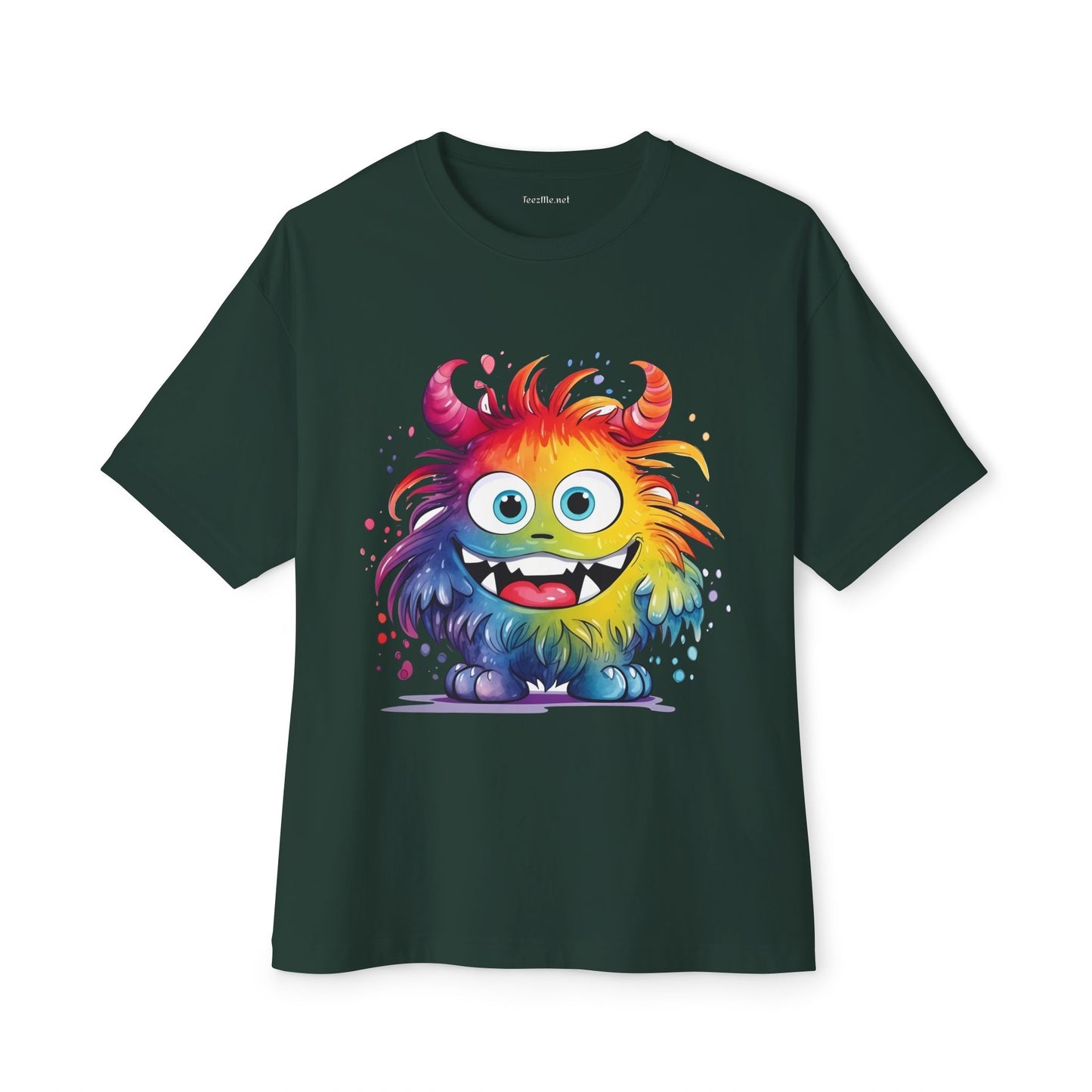 Cute Monster Unisex Oversized Boxy Tee