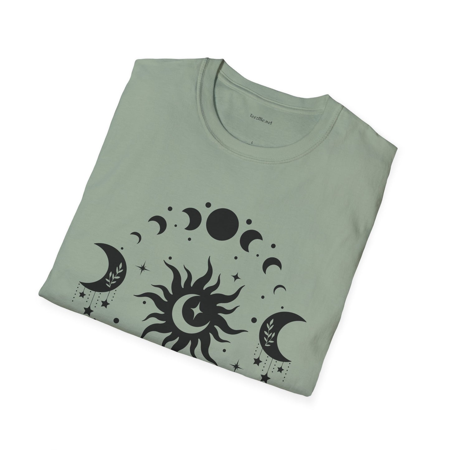 Sun and Moon  - Unisex Softstyle T-Shirt 100% Cotton Graphic
