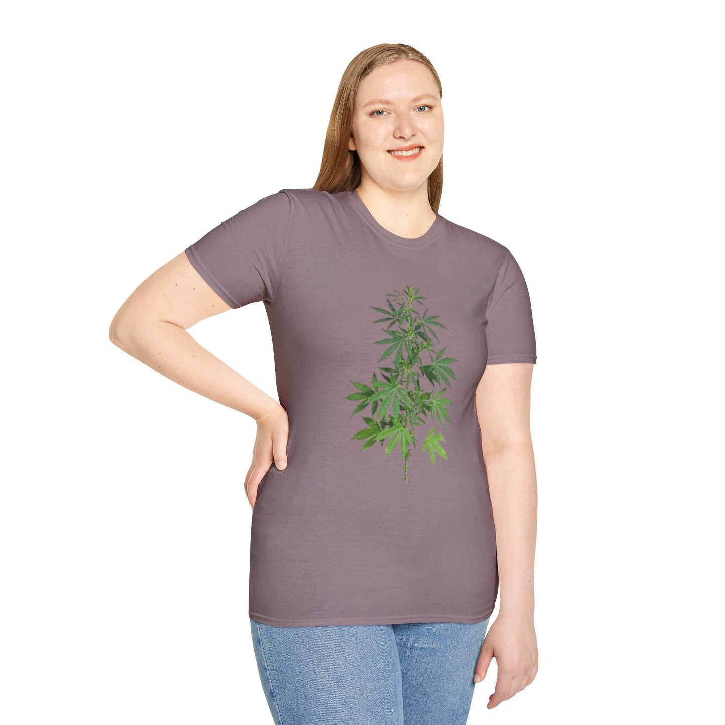 Weed Plant - nisex Softstyle T-Shirt 100% Cotton Graphic