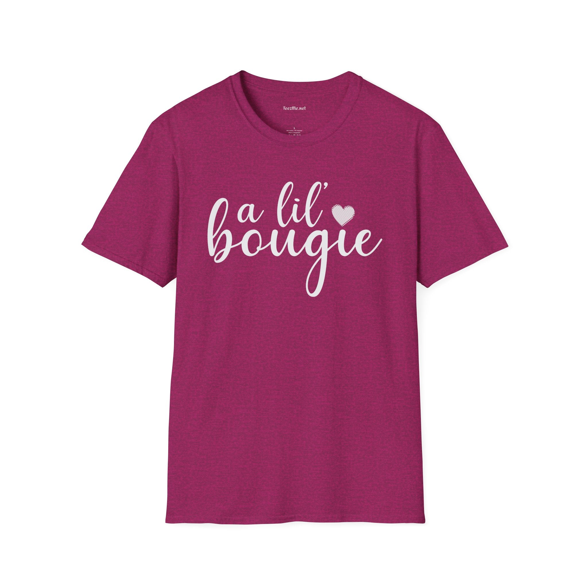 A lil bougie Unisex Softstyle T-Shirt 100% Cotton Graphic