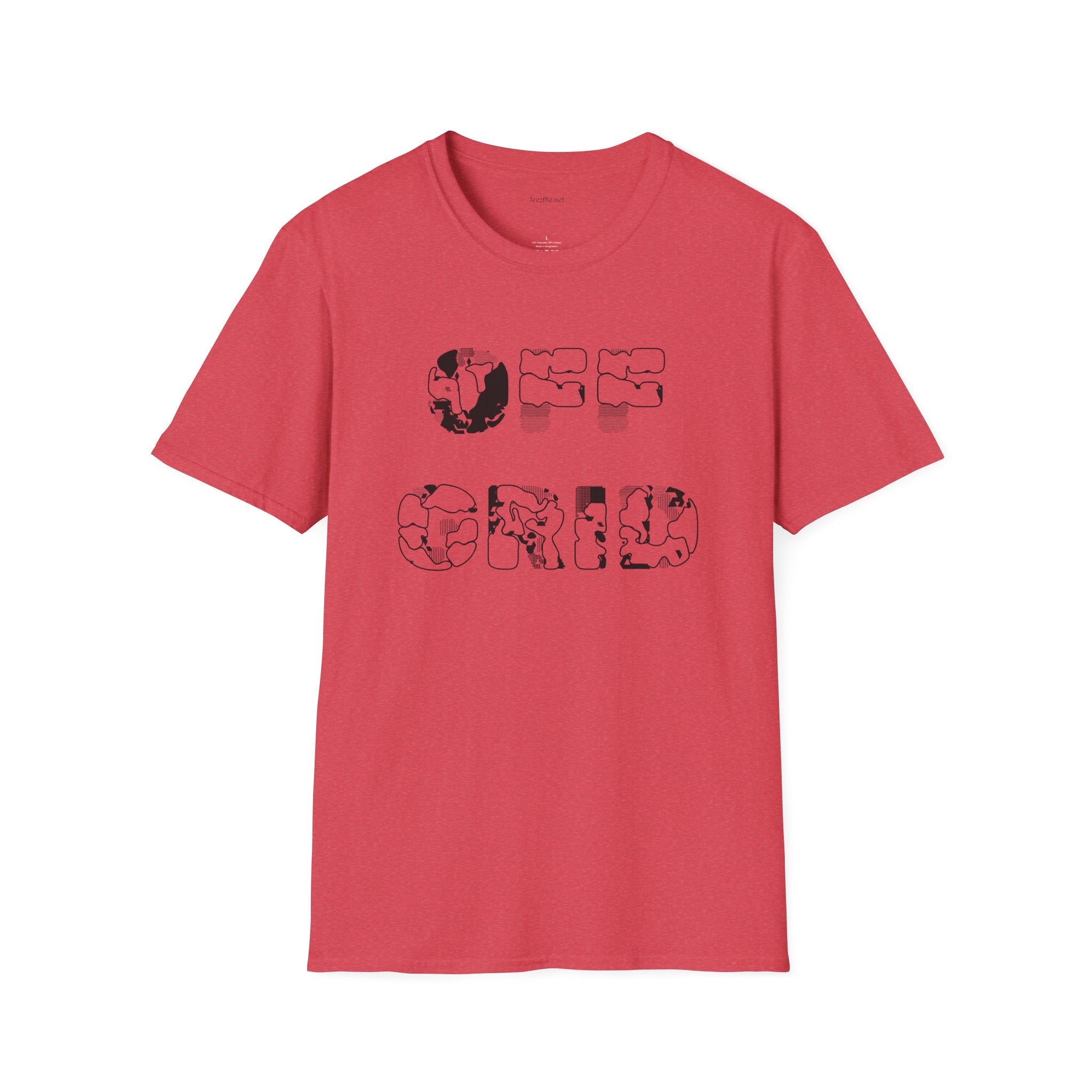 OFF GRID - Unisex Softstyle T-Shirt 100% Cotton Graphic