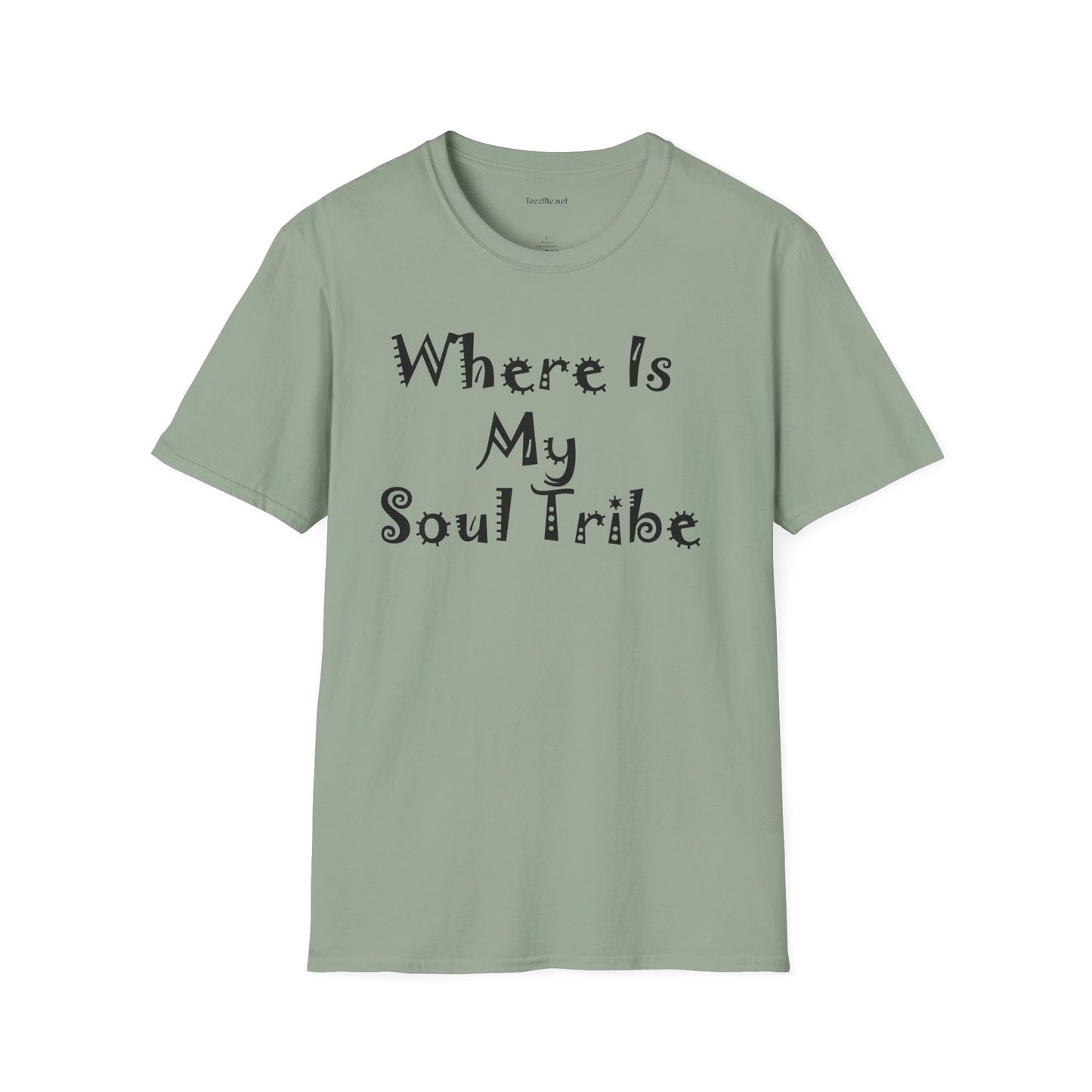 Where Is My Soul Tribe 03 Unisex Soft Style T-Shirt 100% Cotton Graphic